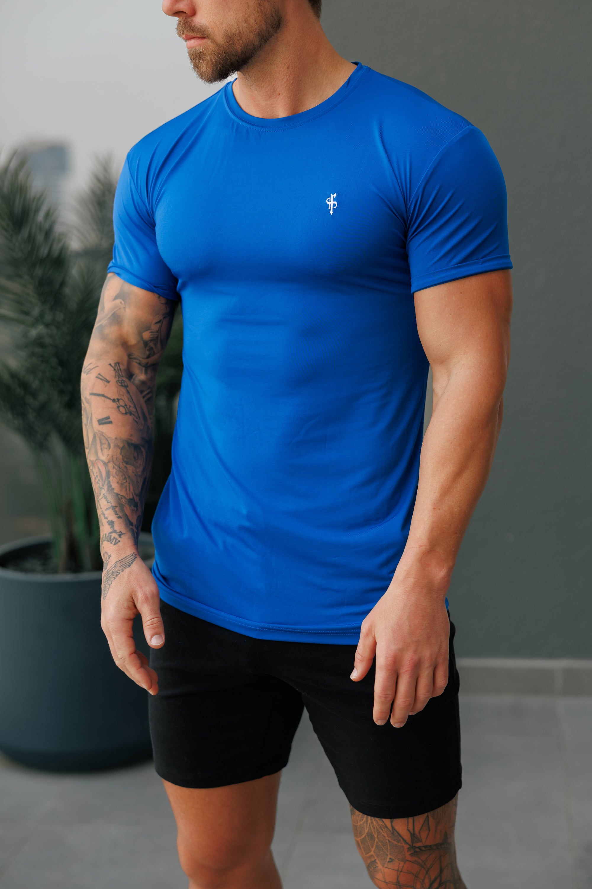 Royal Blue / White Gym Crew - FSH1277
