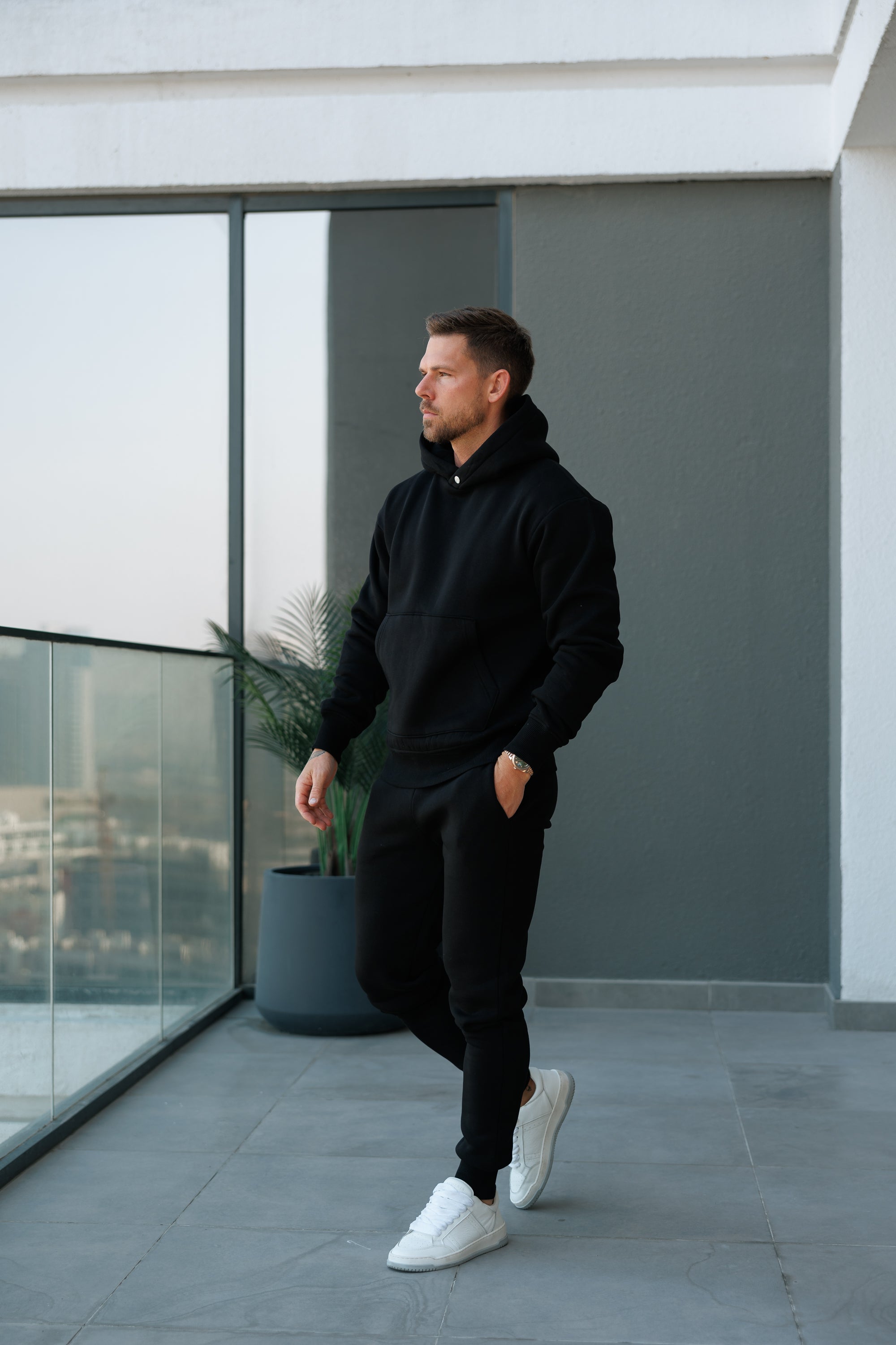 Black Oversized Bottoms - FSR004