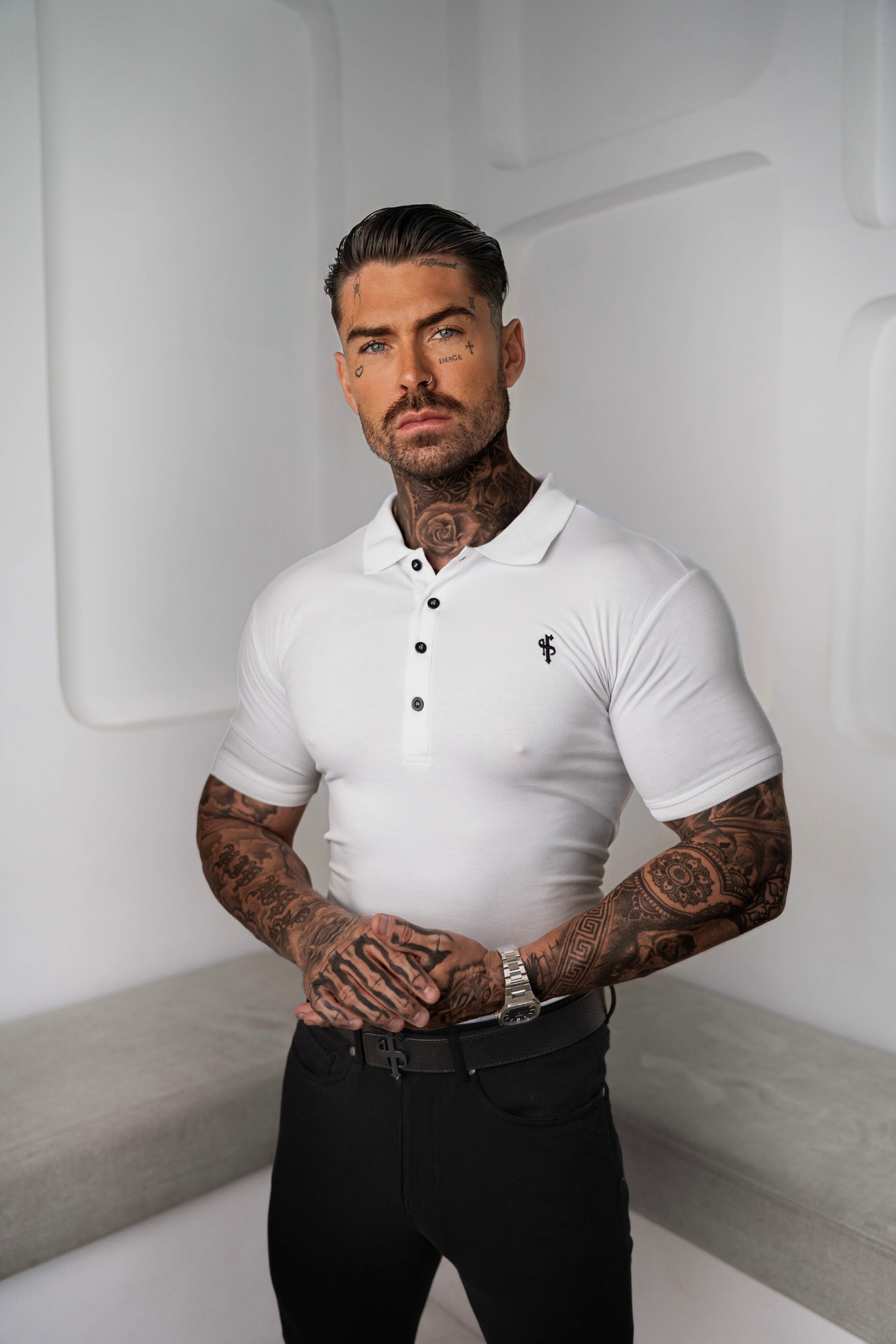 Classic White Polo Shirt - FSH047