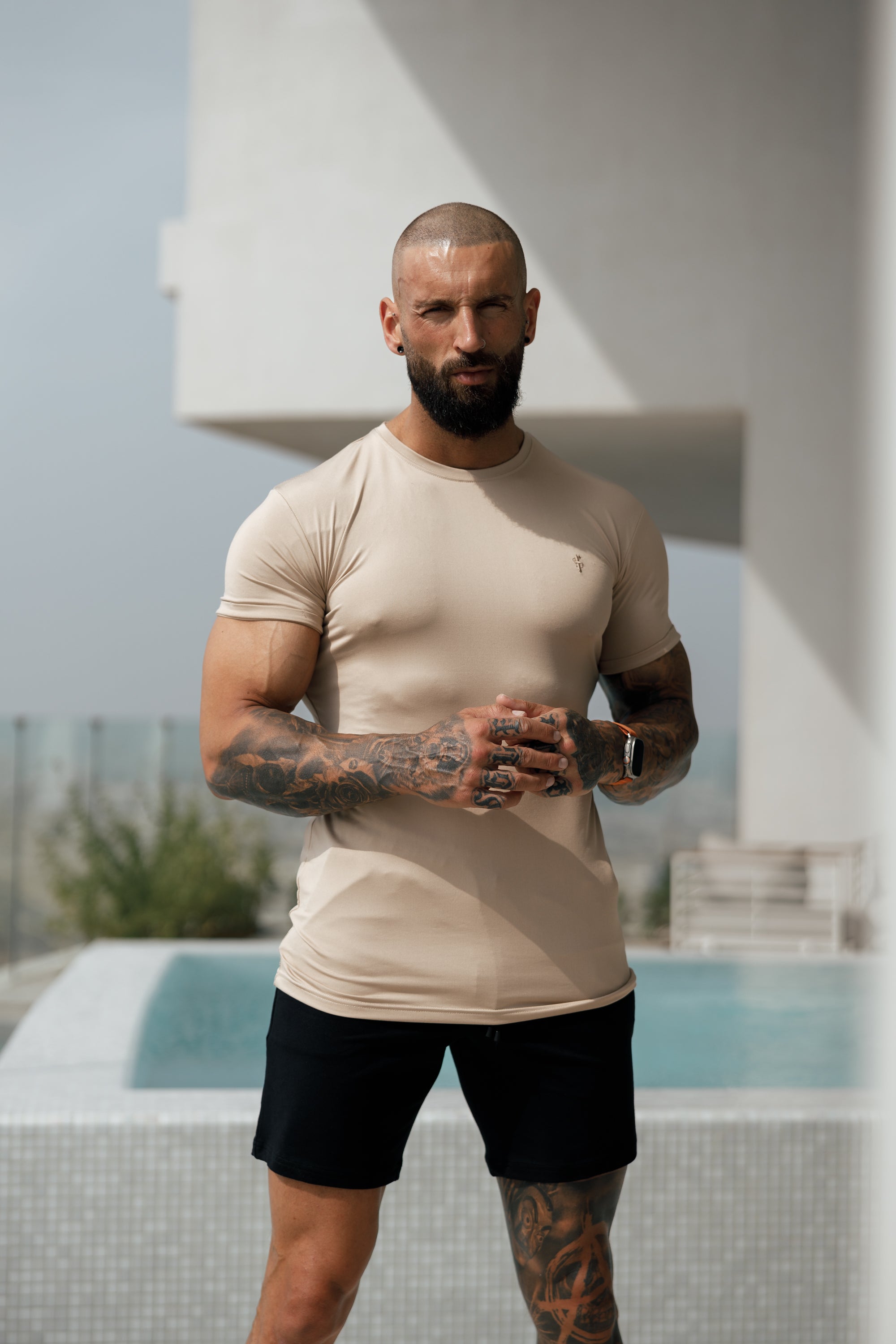 Beige Gym Crew - FSH882