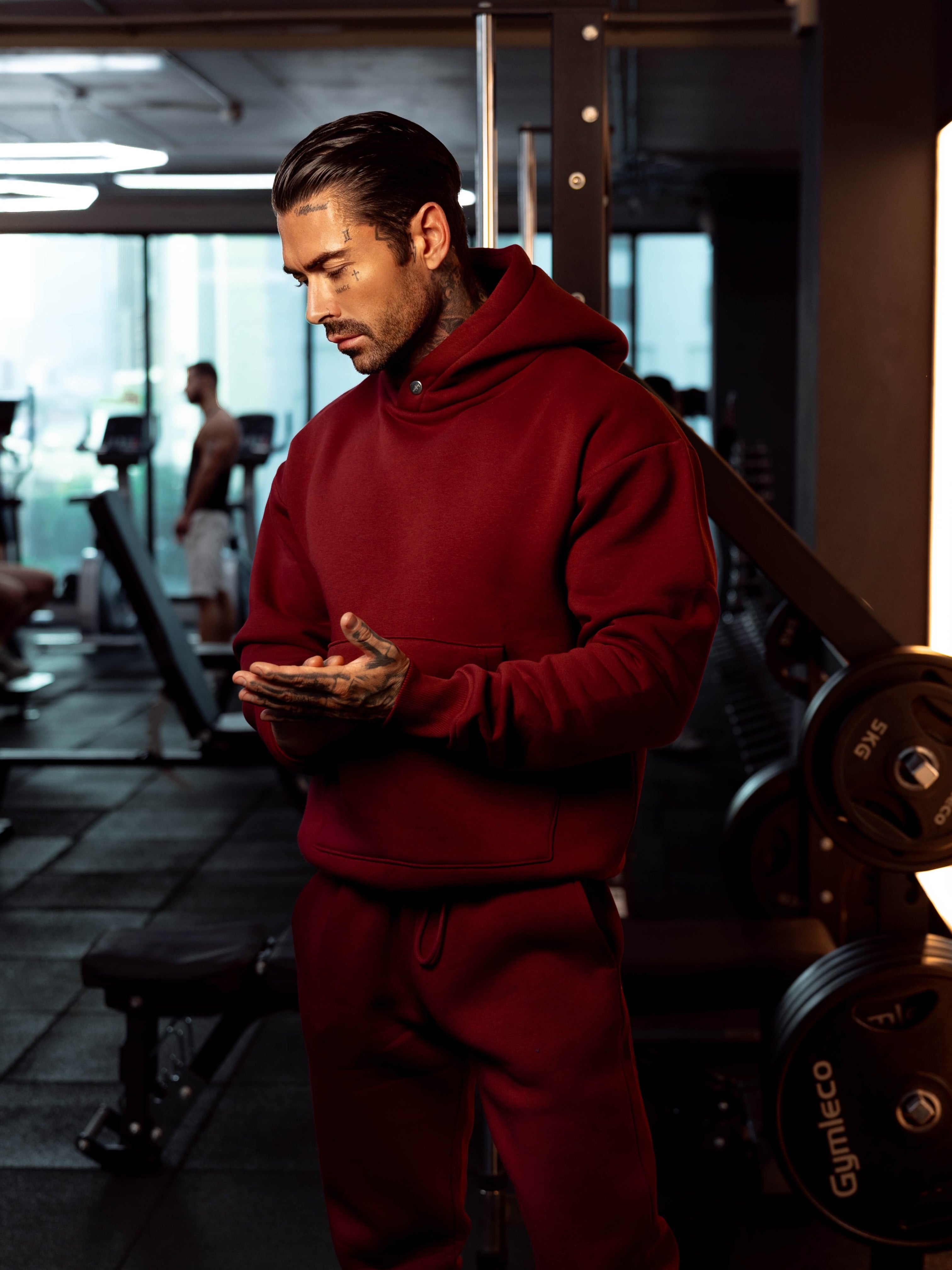 Burgundy Oversized Bottoms - FSR010