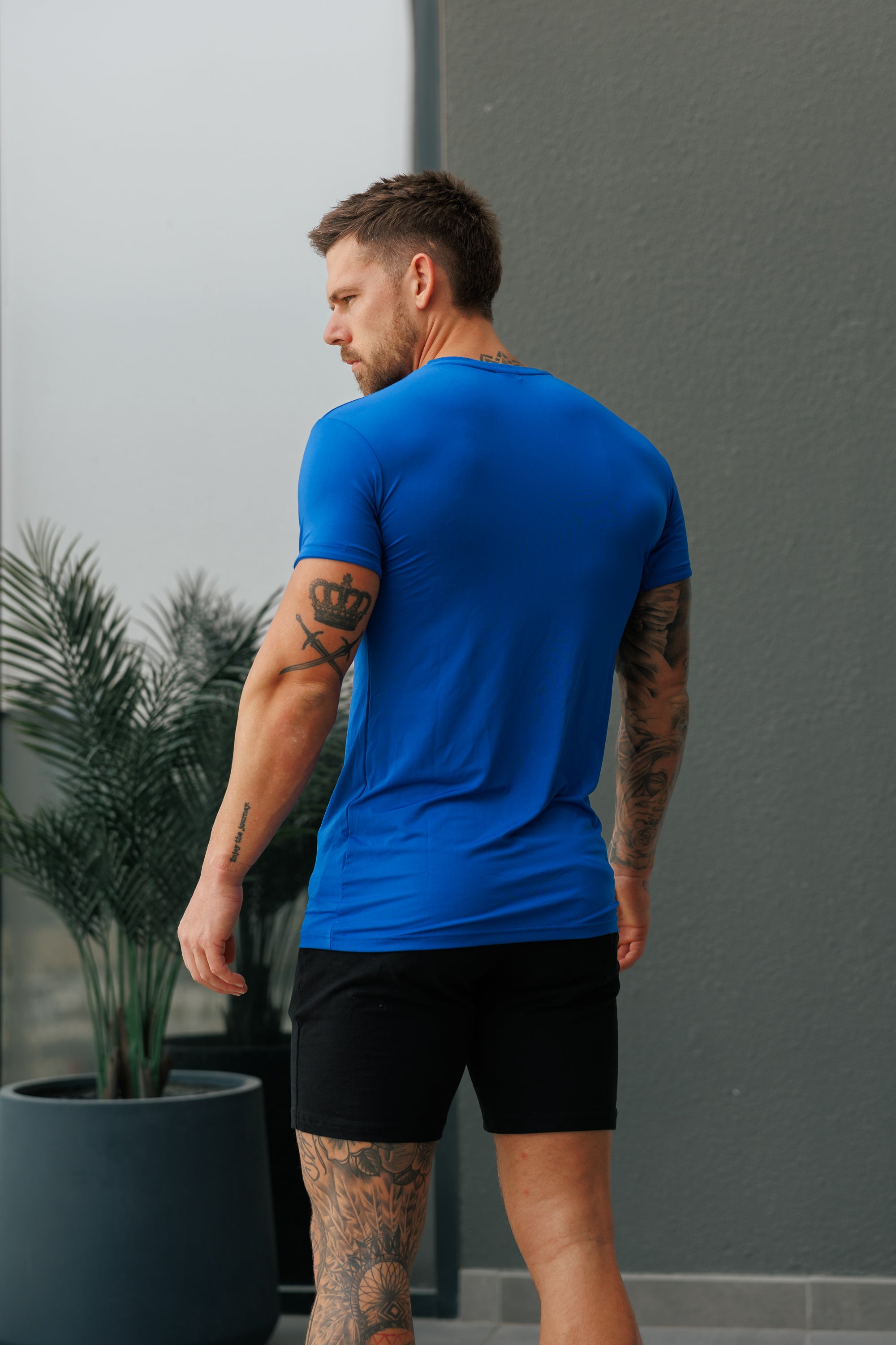 Royal Blue / White Gym Crew - FSH1277