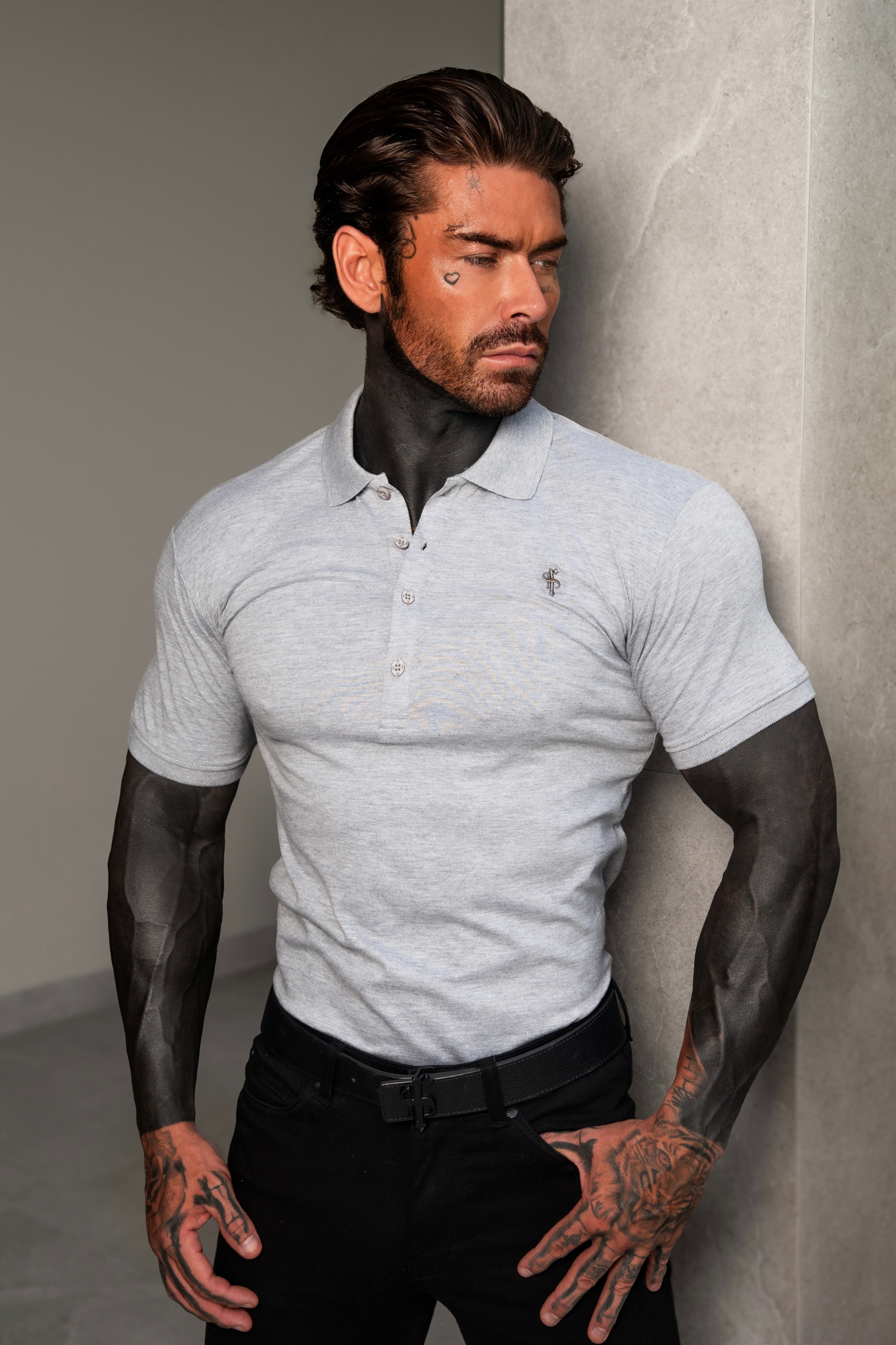 Classic Grey Polo Shirt - FSH048