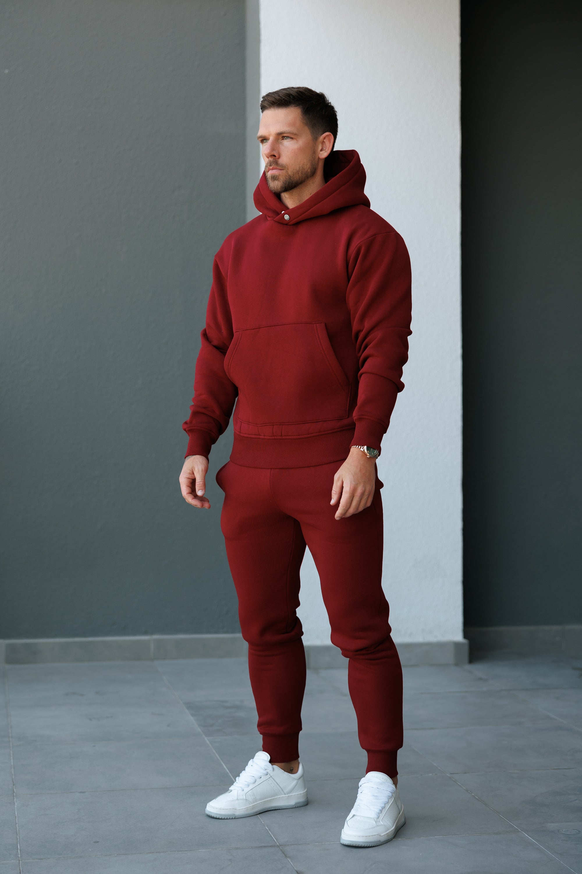 Burgundy Oversized Bottoms - FSR010