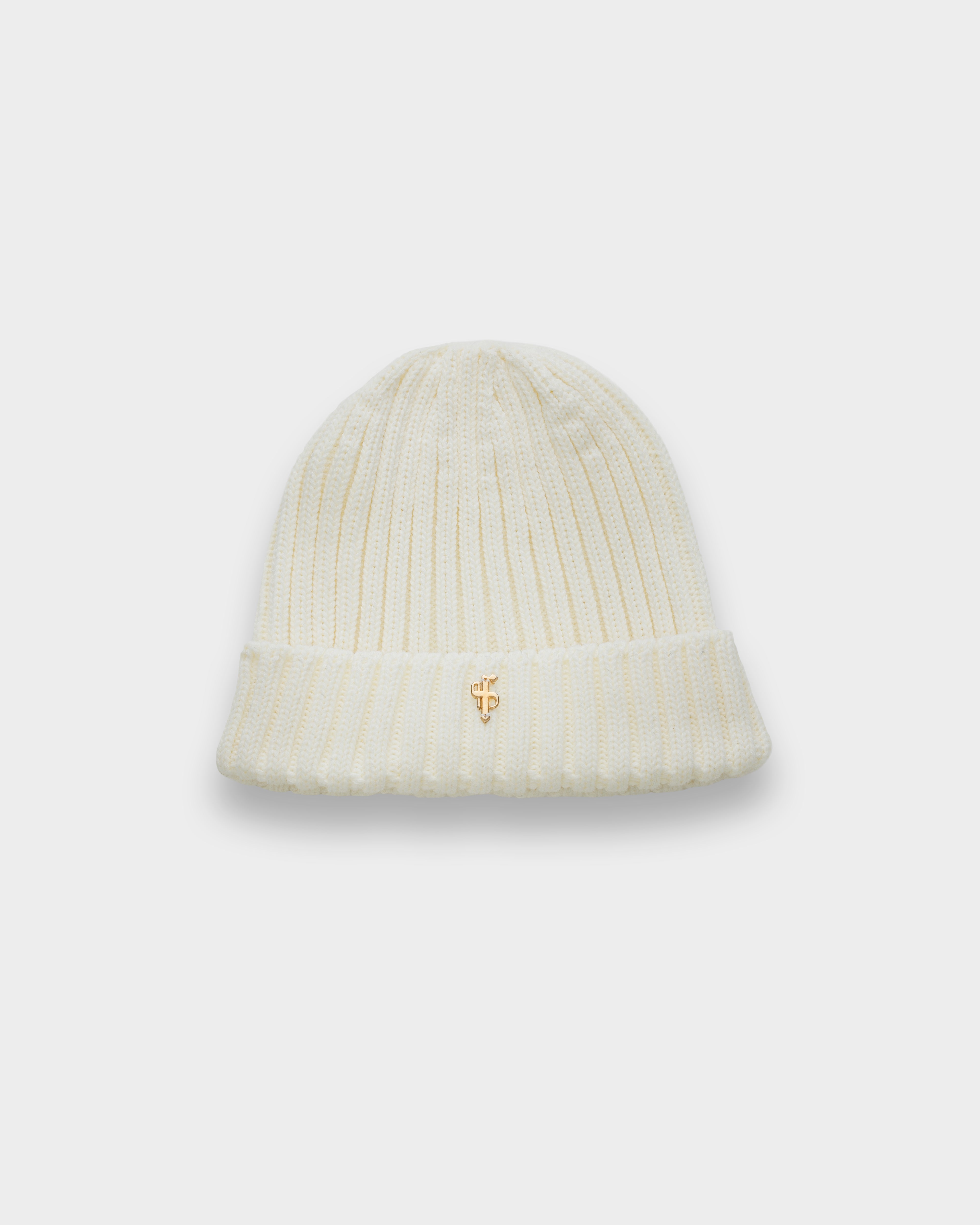 Ribbed Beanie Hat Cream - FSJ120