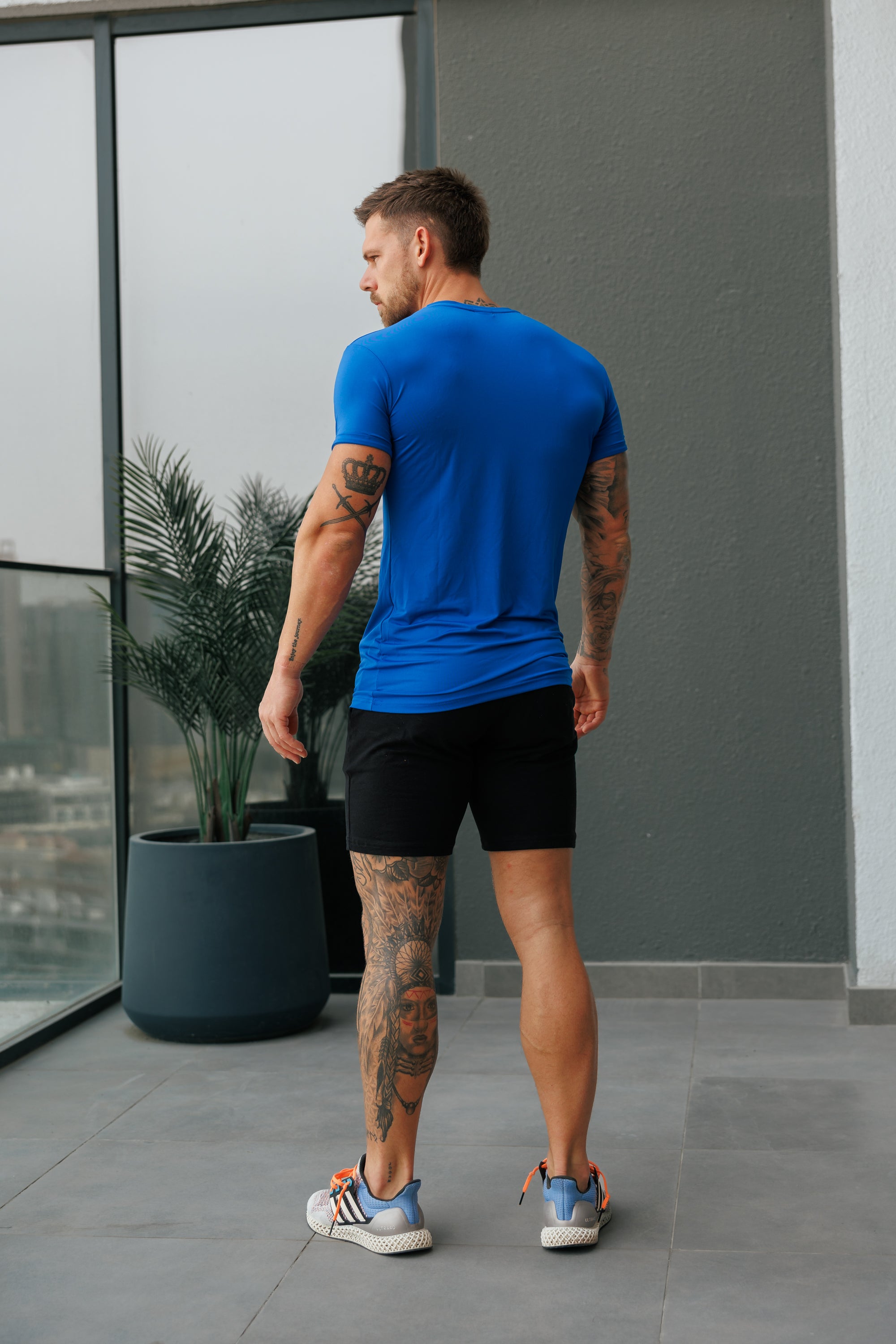 Royal Blue / White Gym Crew - FSH1277