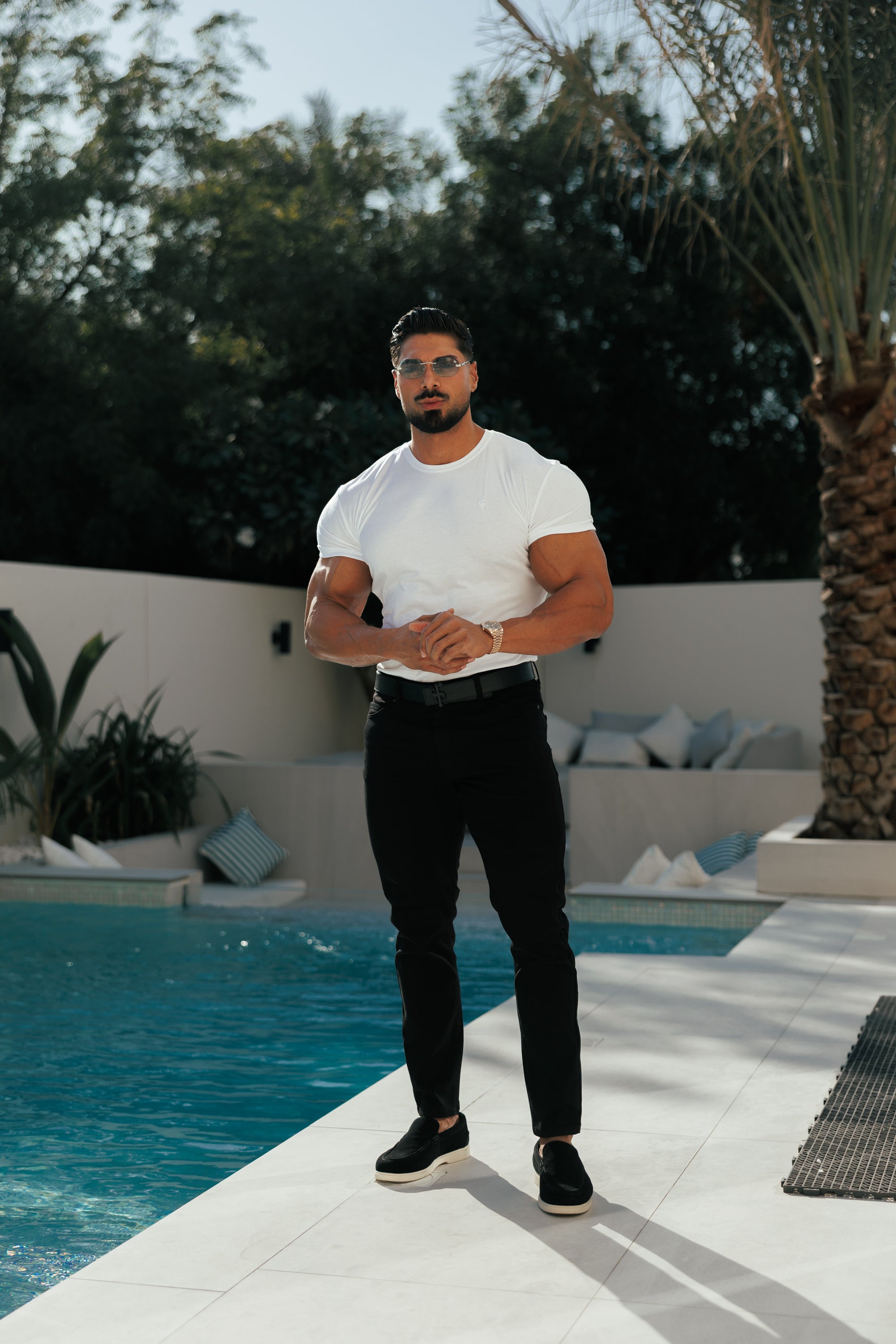 Black Relaxed Tencel Jeans - FSJEAN019