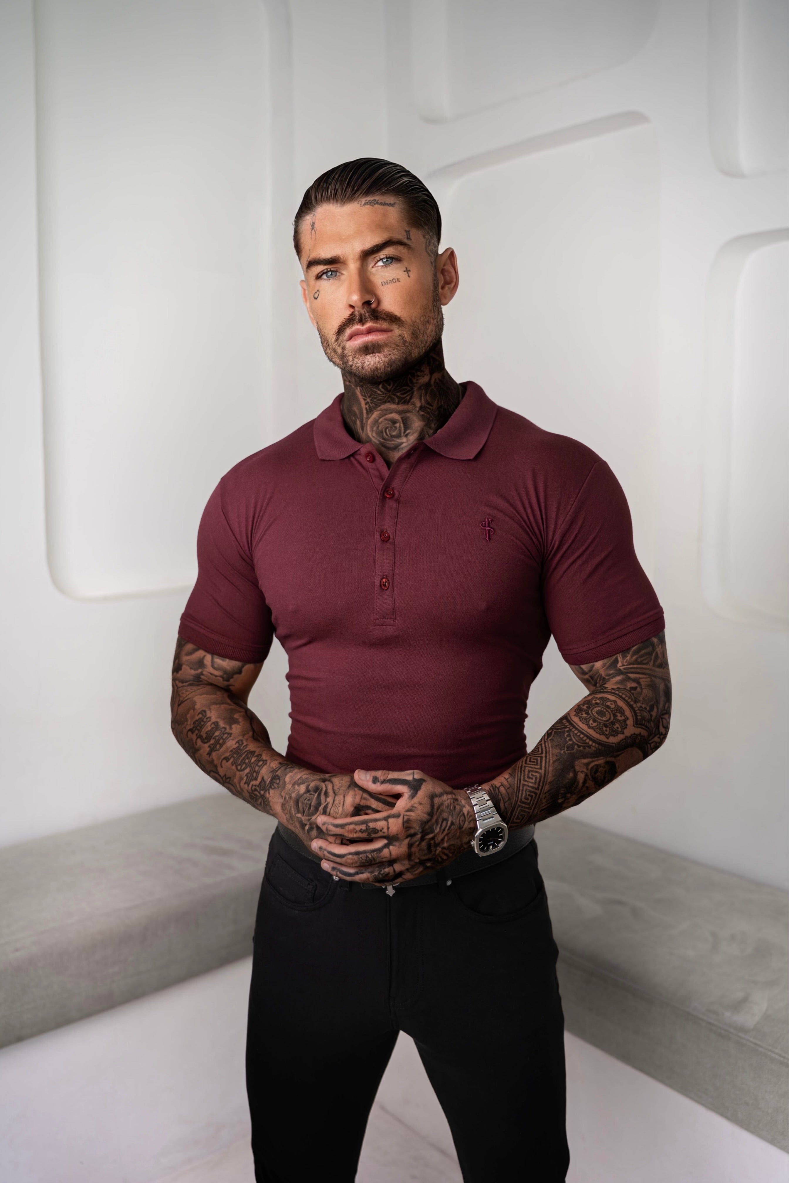 Classic Burgundy Polo Shirt - FSH042
