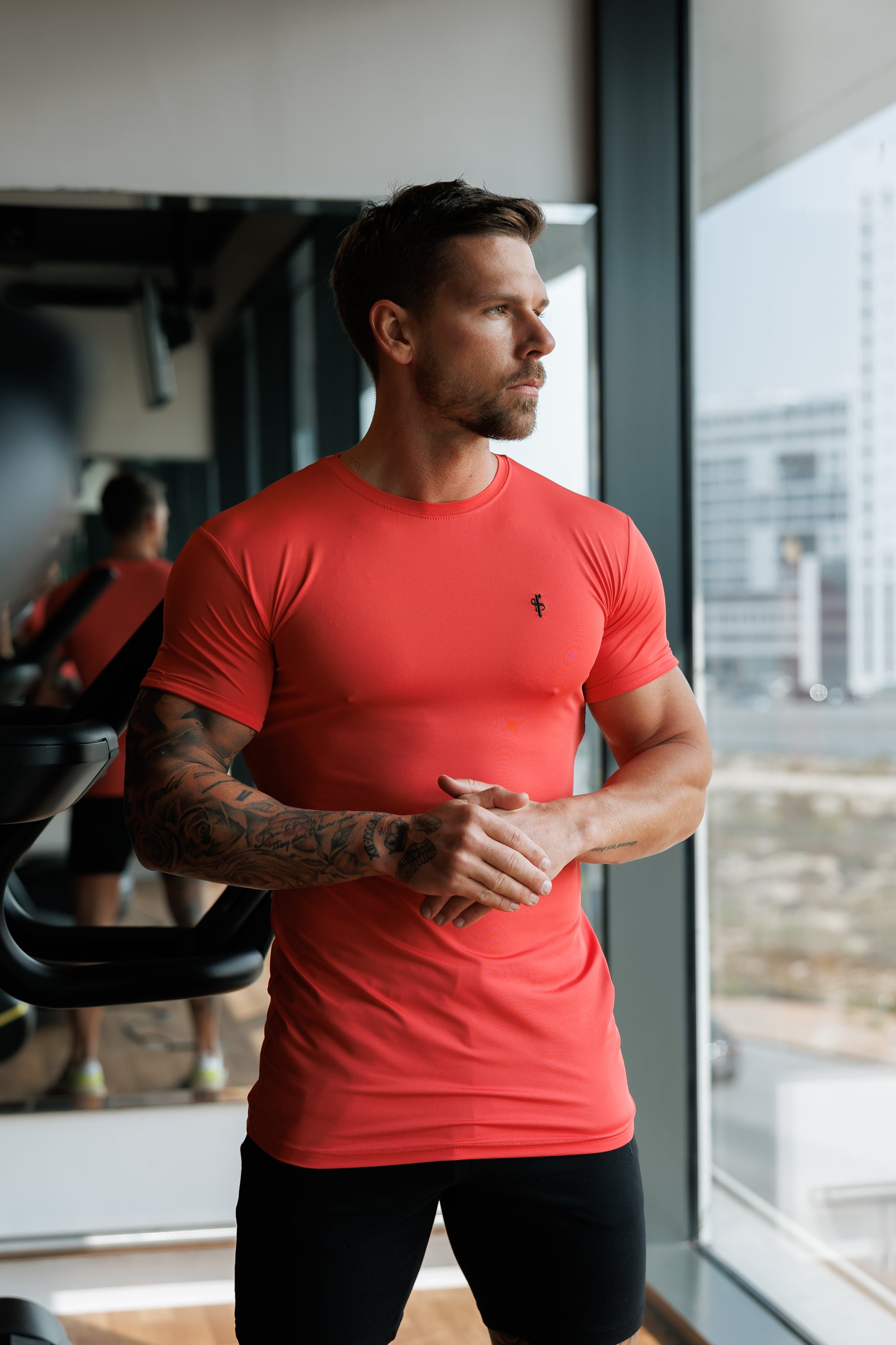 Coral / Black Gym Crew - FSH1278