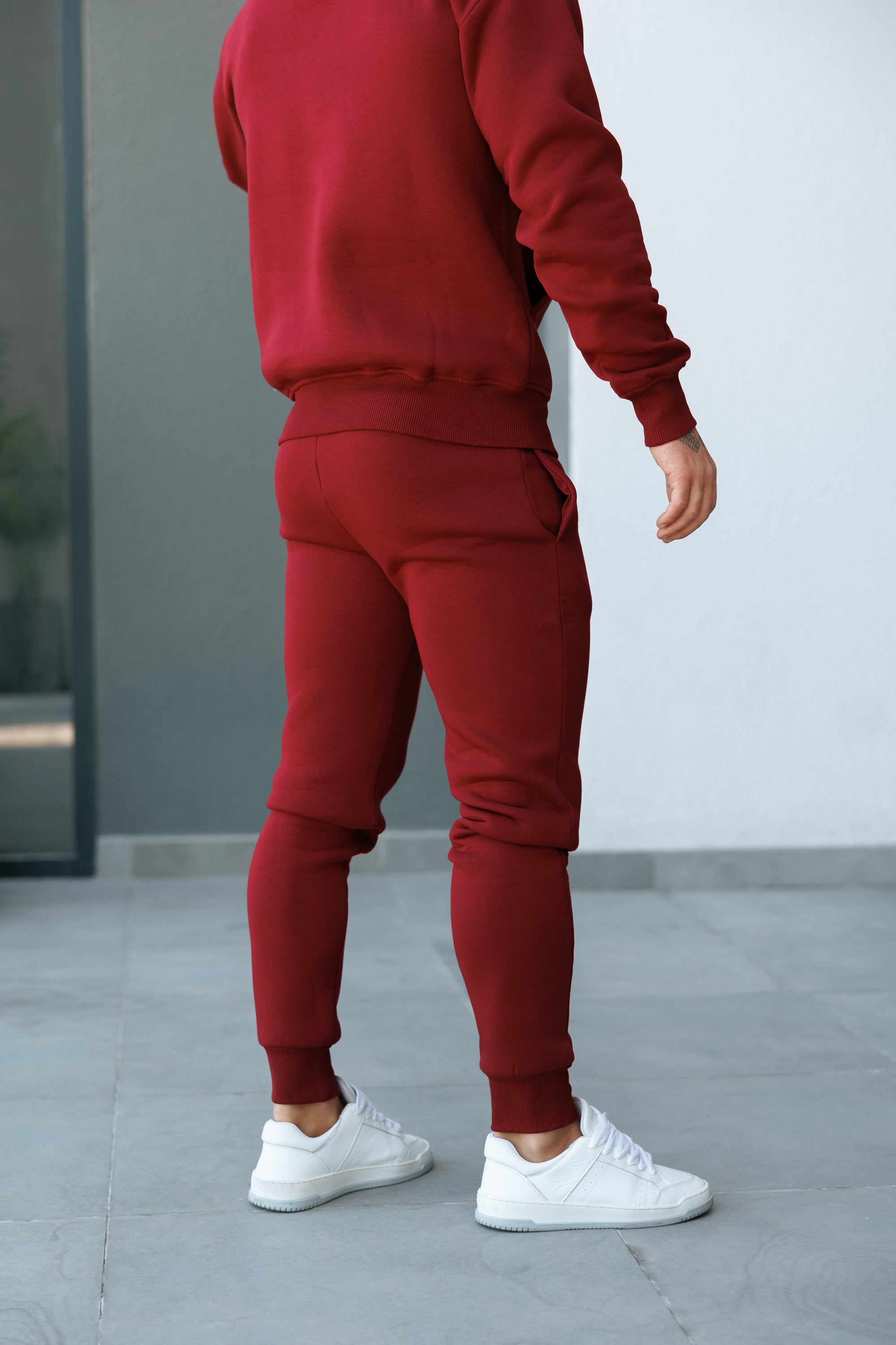 Burgundy Oversized Bottoms - FSR010