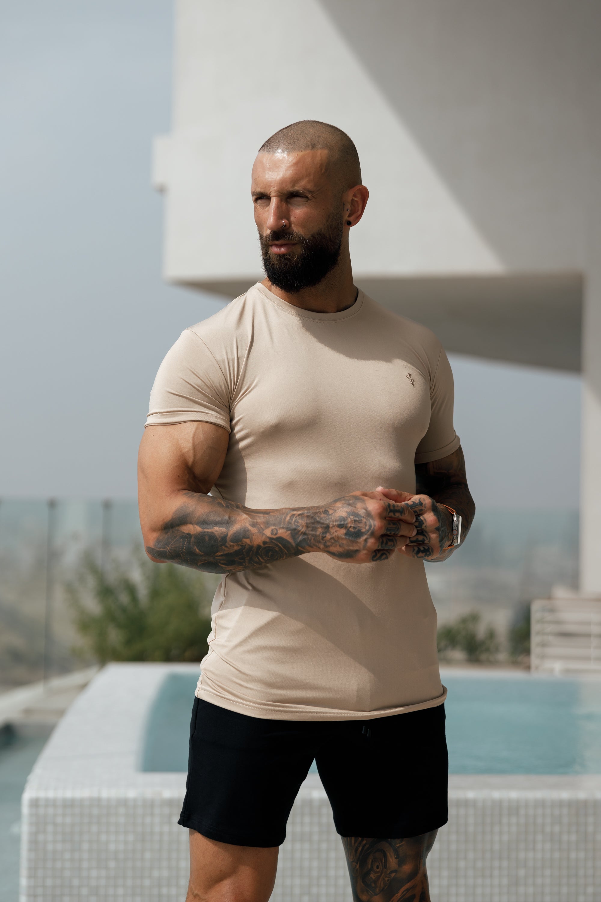 Beige Gym Crew - FSH882