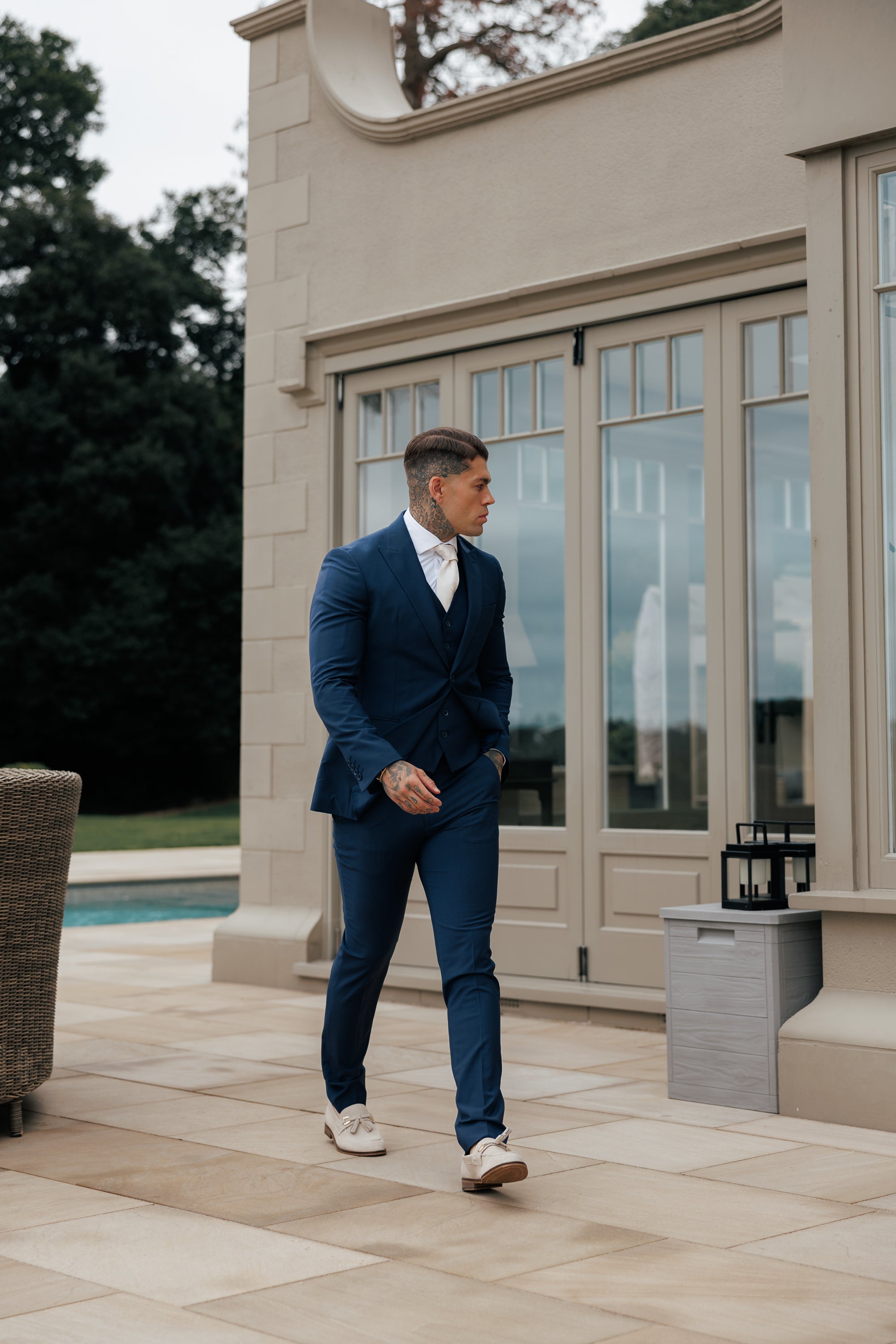 Slim Formal Suit Jacket Navy - FSJKT013