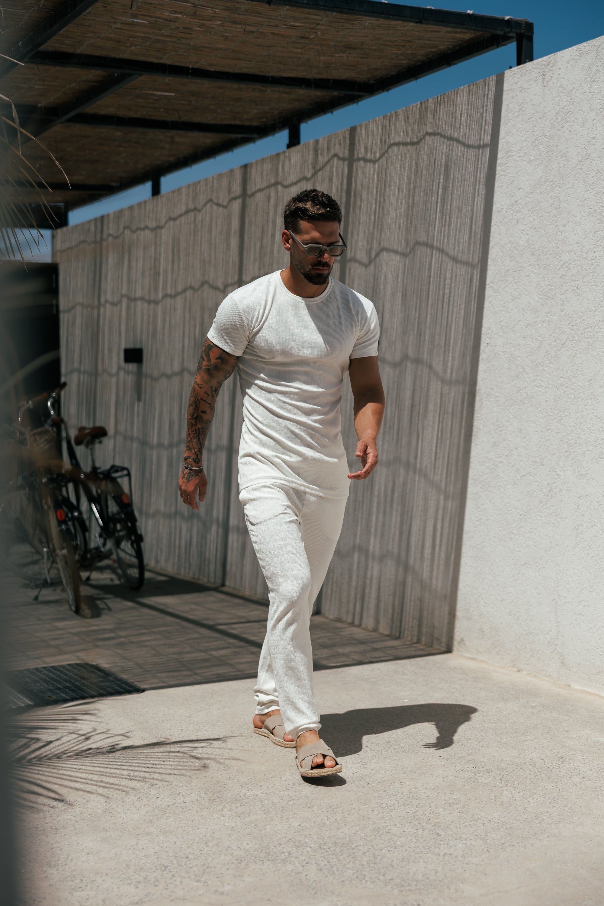 Jersey Cord White T-Shirt - FSR093 (PRE ORDER 12TH JUNE)
