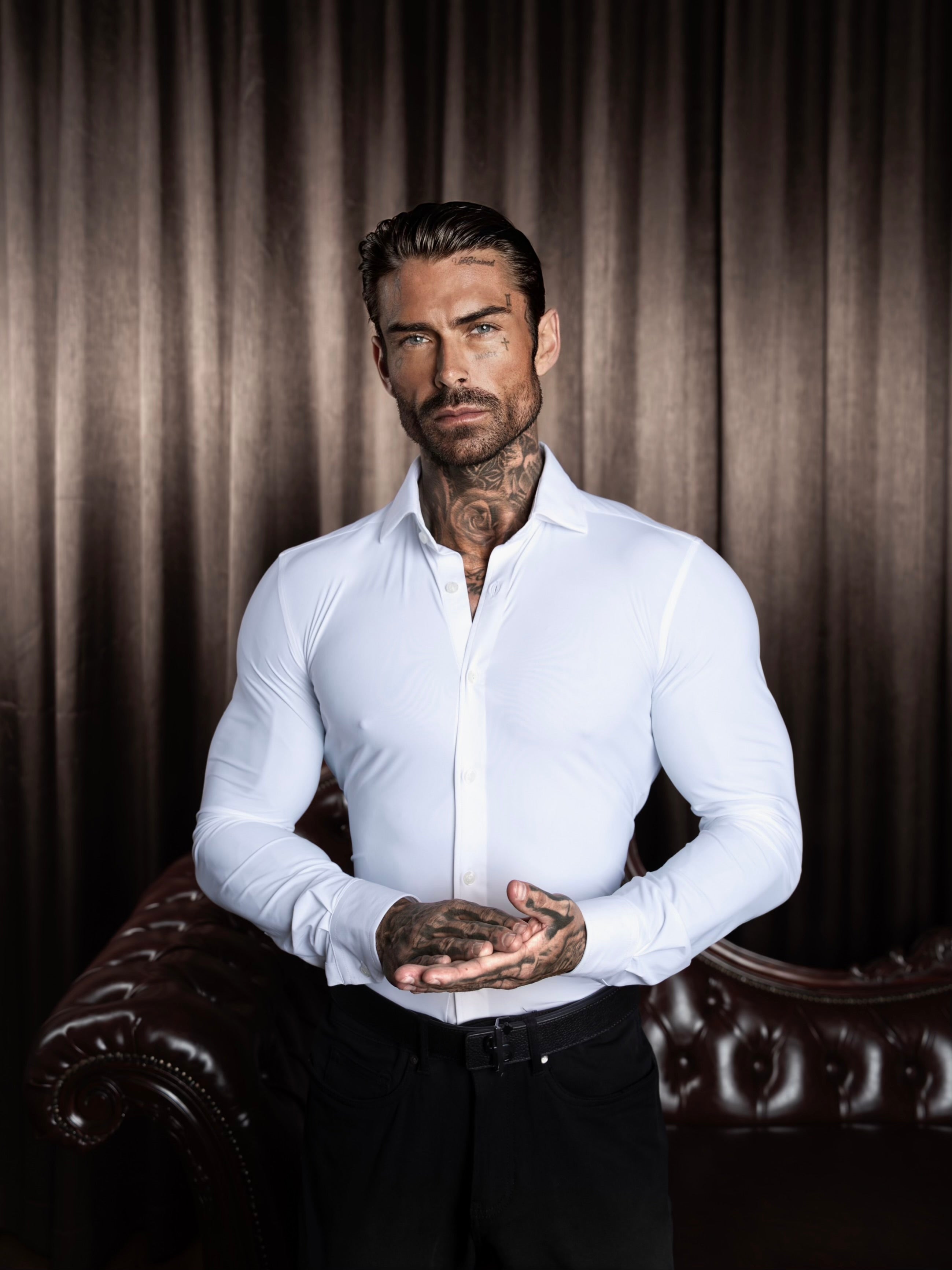 Ultra Stretch Compression Shirt Long Sleeve White - FS1233