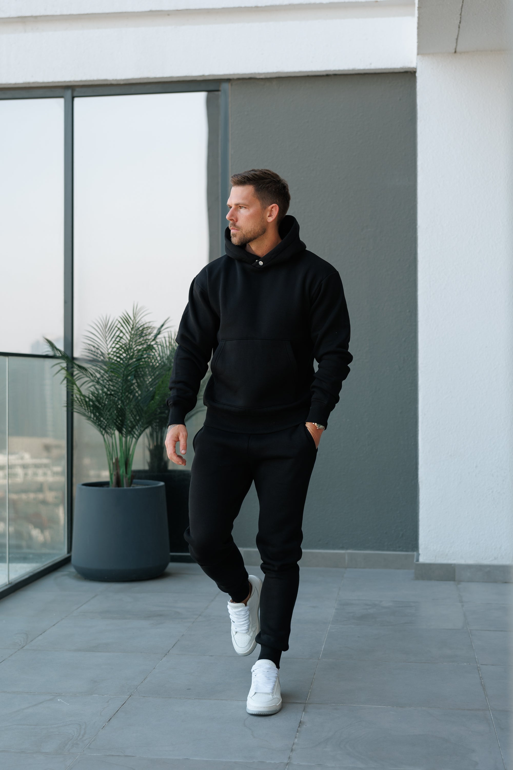 Black Oversized Bottoms - FSR004