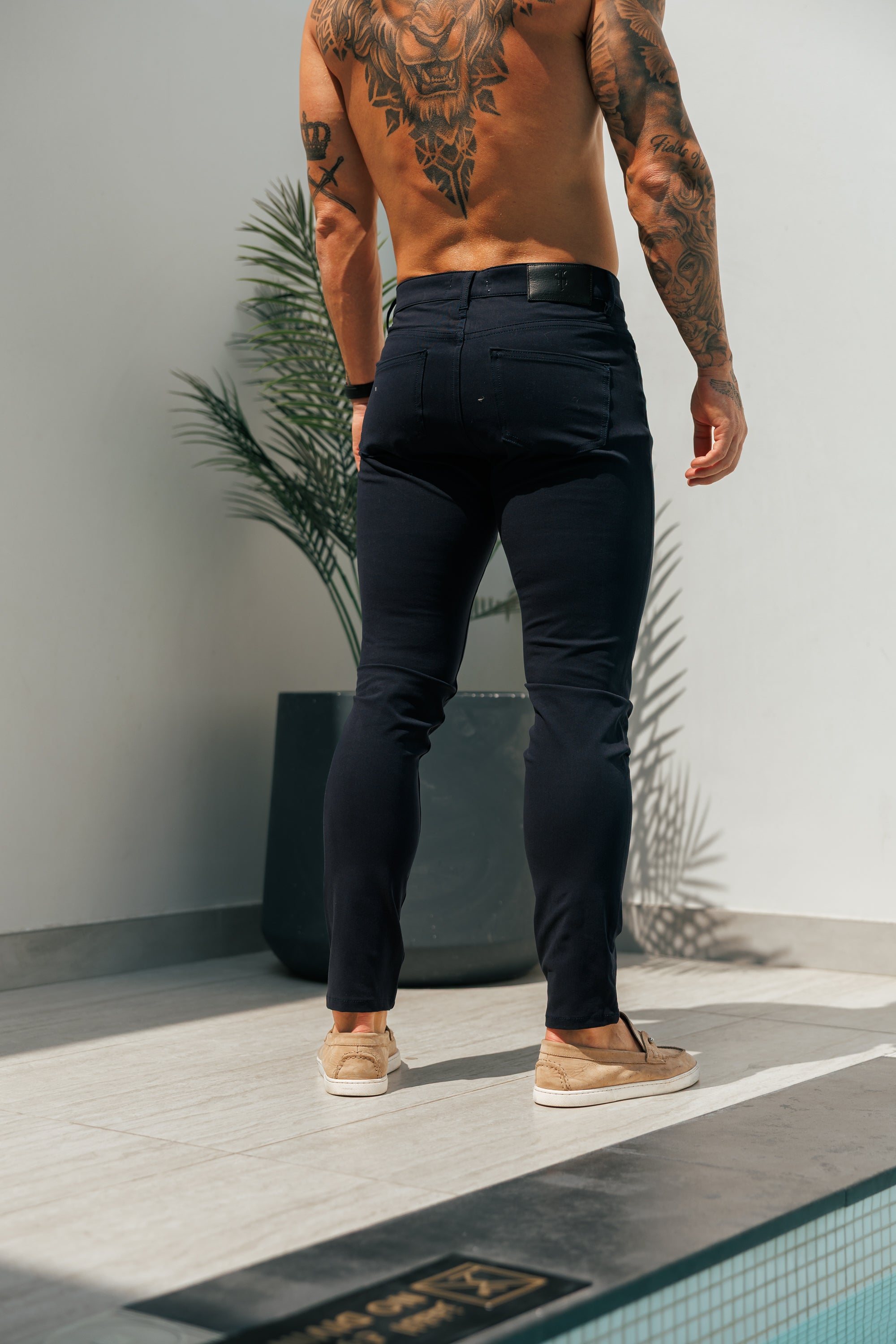 Ultra Stretch Navy Relaxed Jeans - FSJEAN015