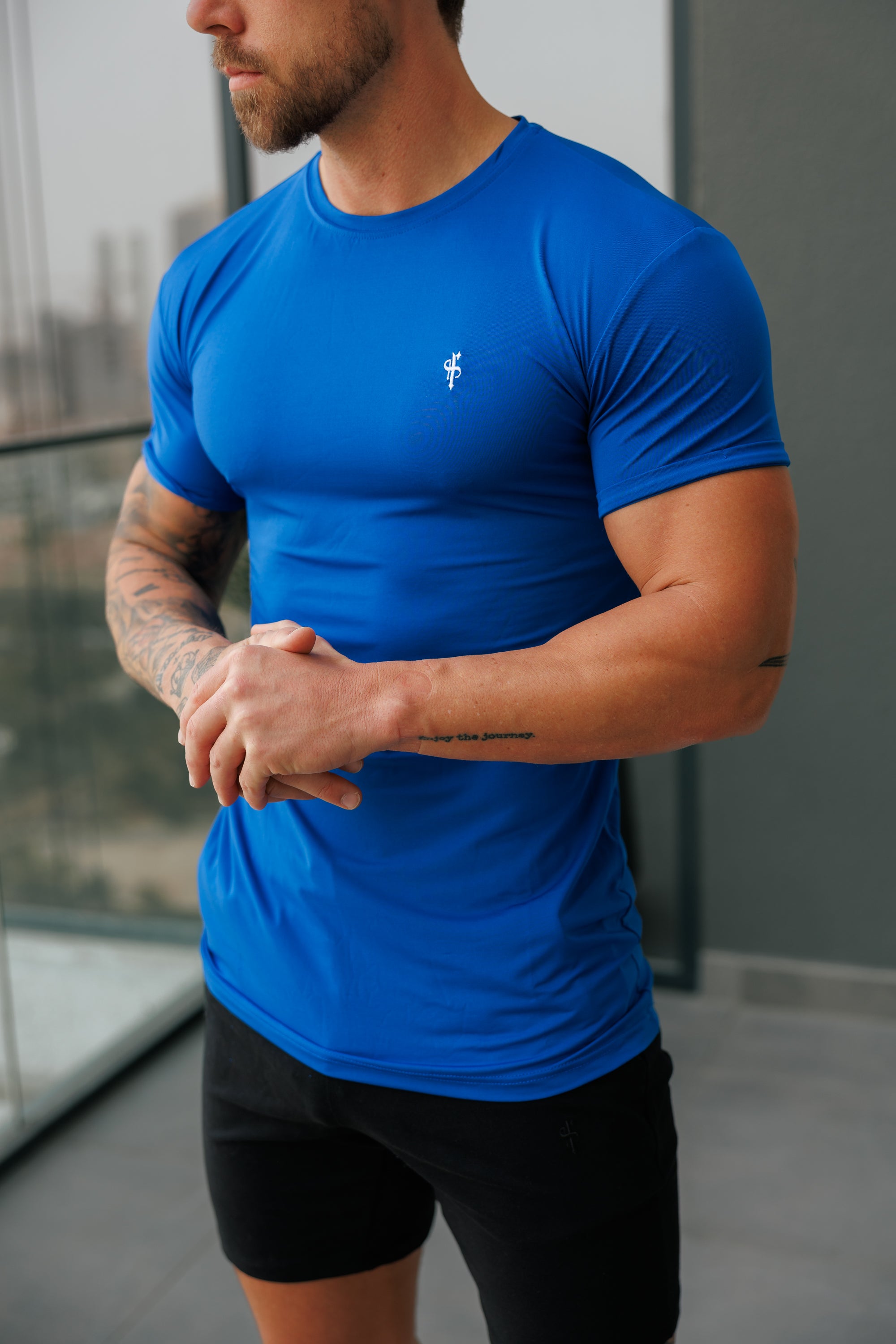 Royal Blue / White Gym Crew - FSH1277