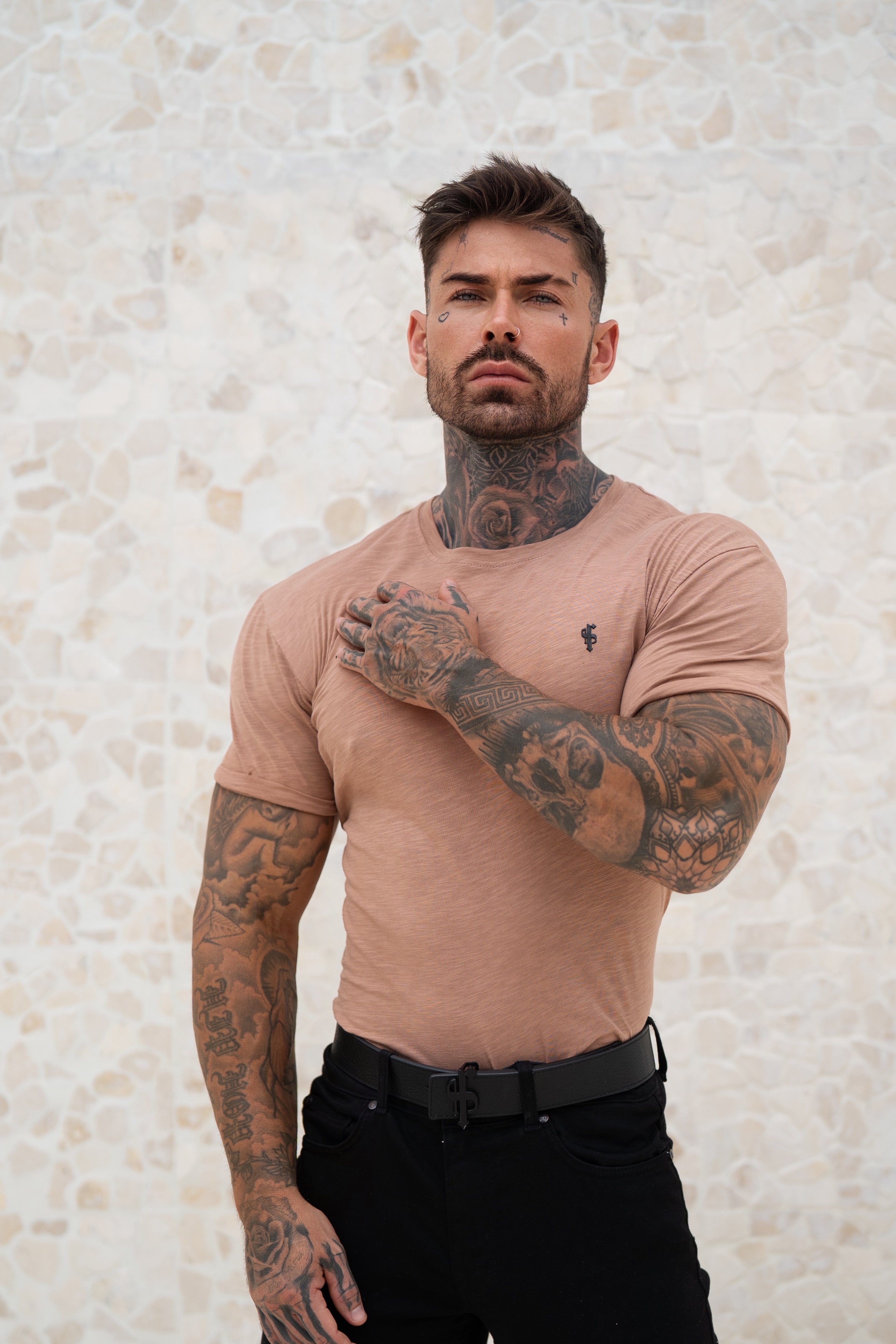 Coffee Slub Crew T-Shirt - FSH1330