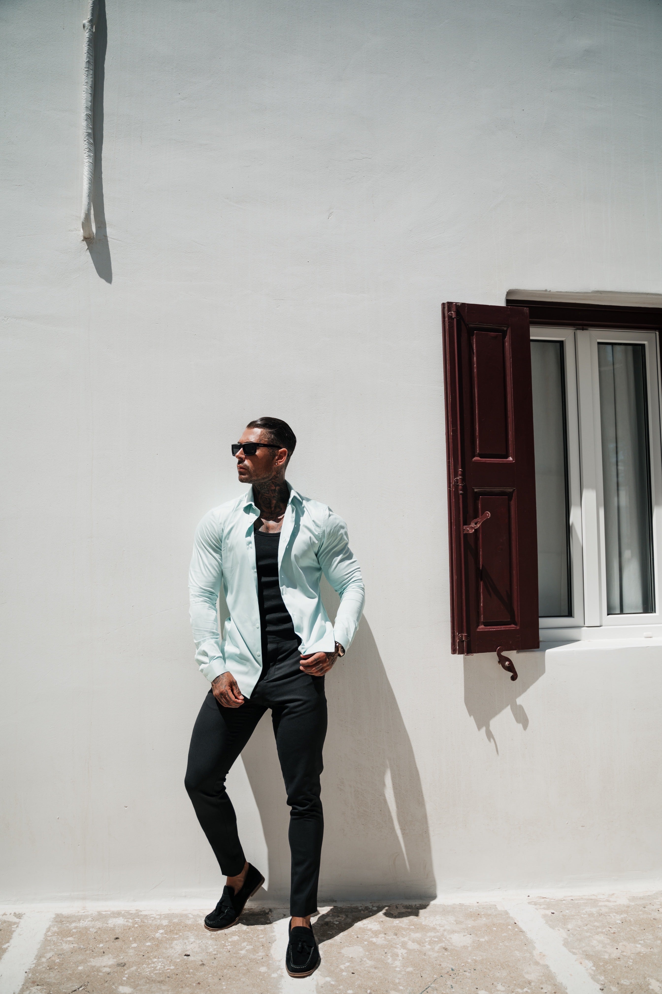 Slim Sateen Mint Long Sleeve - FS967