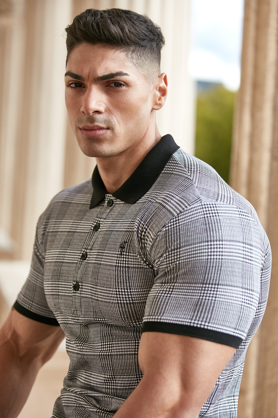 Prince Of Wales Polo Shirt - FSH385