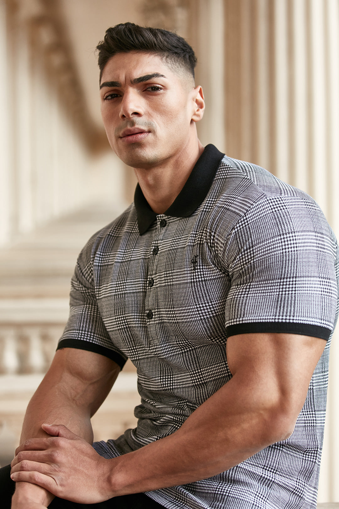 Prince Of Wales Polo Shirt - FSH385