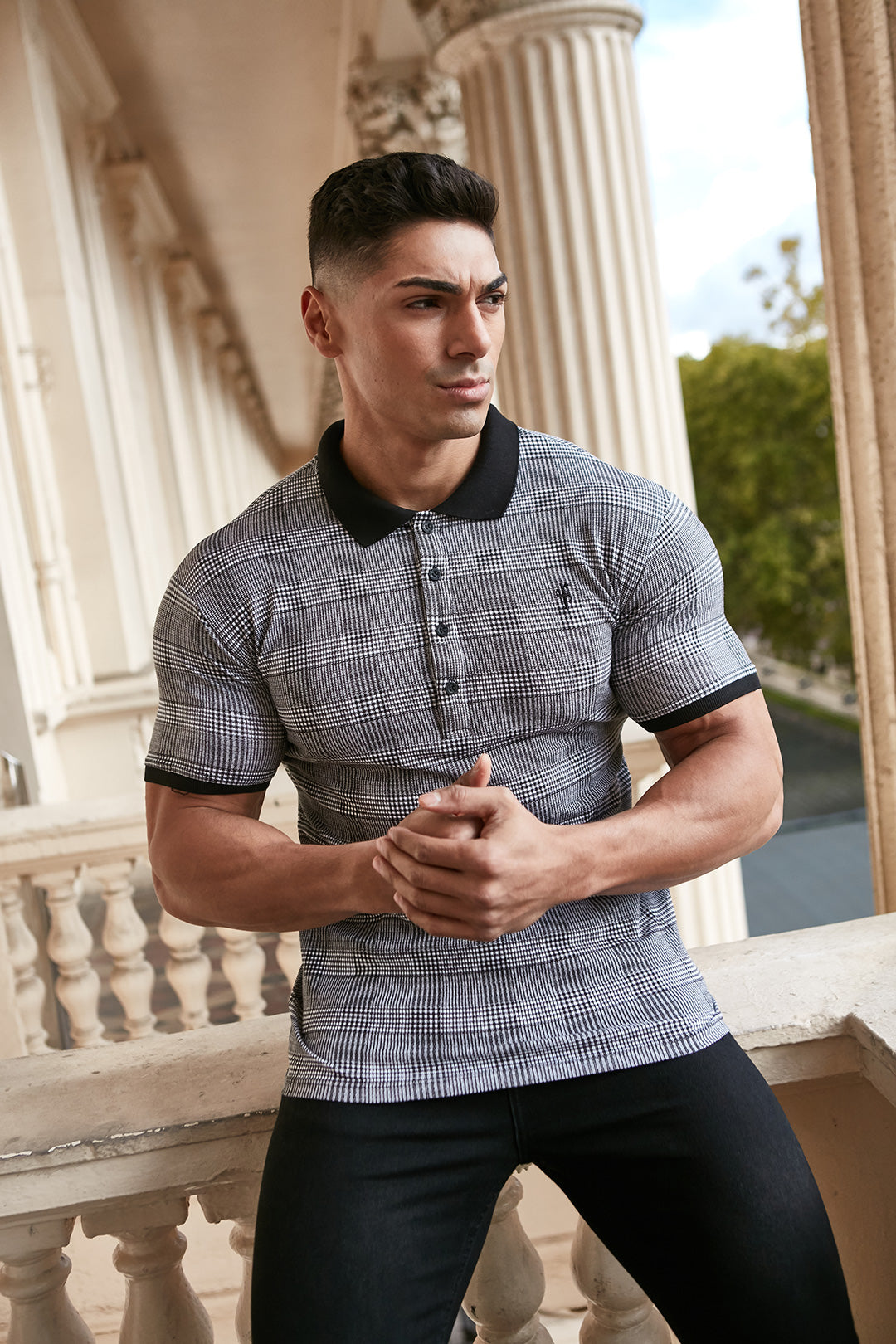 Prince Of Wales Polo Shirt - FSH385