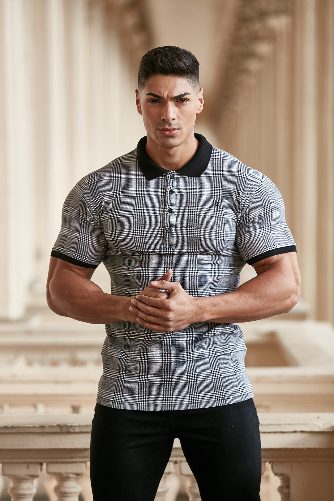 Prince Of Wales Polo Shirt - FSH385