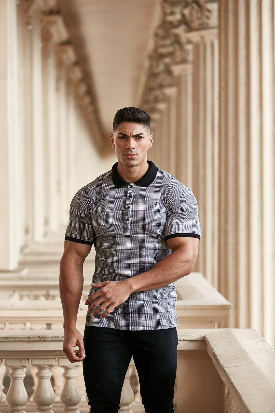 Prince Of Wales Polo Shirt - FSH385