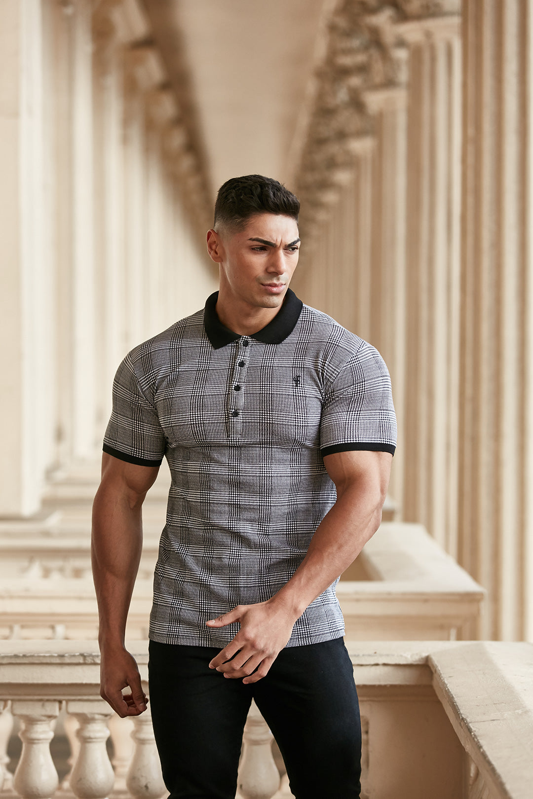 Prince Of Wales Polo Shirt - FSH385