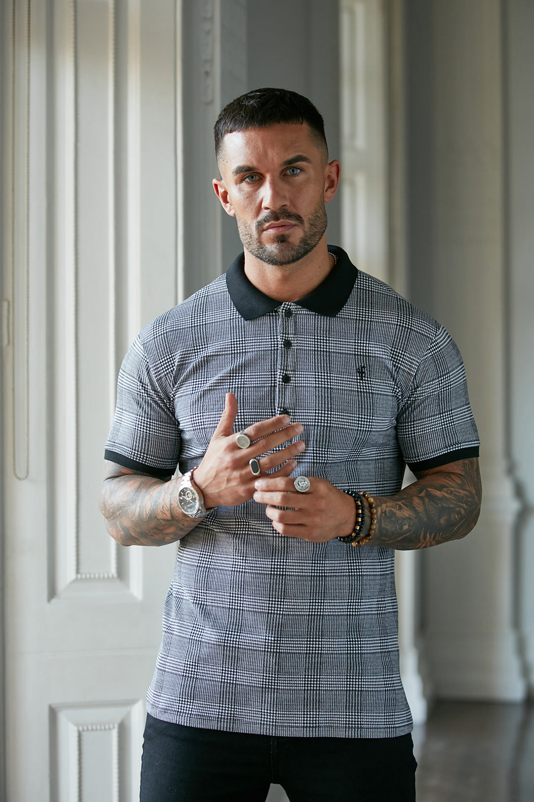 Prince Of Wales Polo Shirt - FSH385