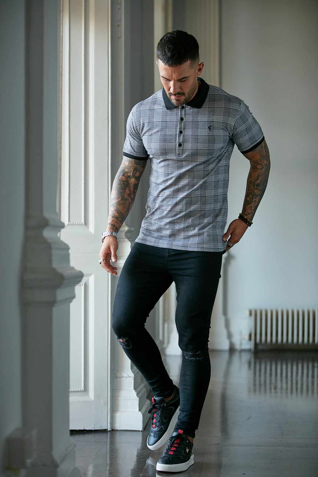 Prince Of Wales Polo Shirt - FSH385