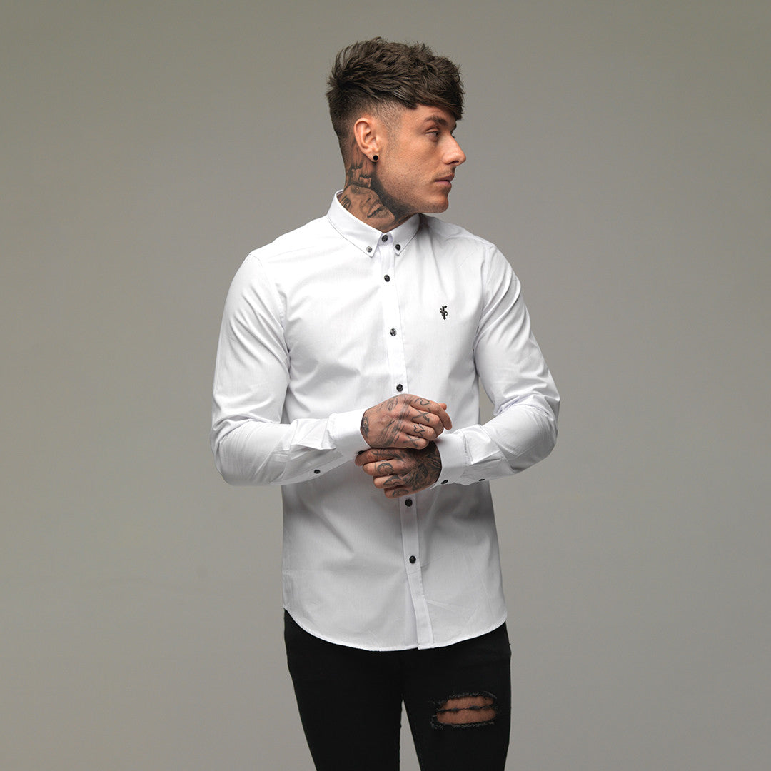 Classic White & Grey - FS061 (LAST CHANCE)