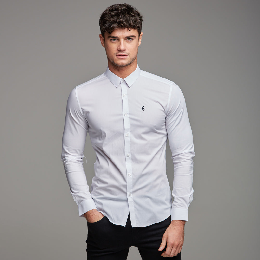 Super Slim Stretch Classic White - FS099
