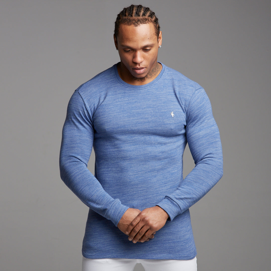 Classic Blue Super Slim Jumper - FSH222