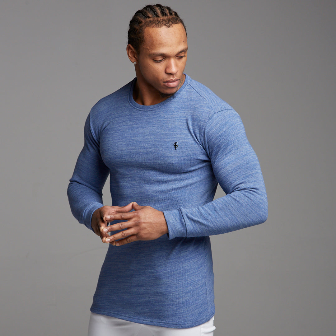 Classic Blue Super Slim Jumper - FSH222