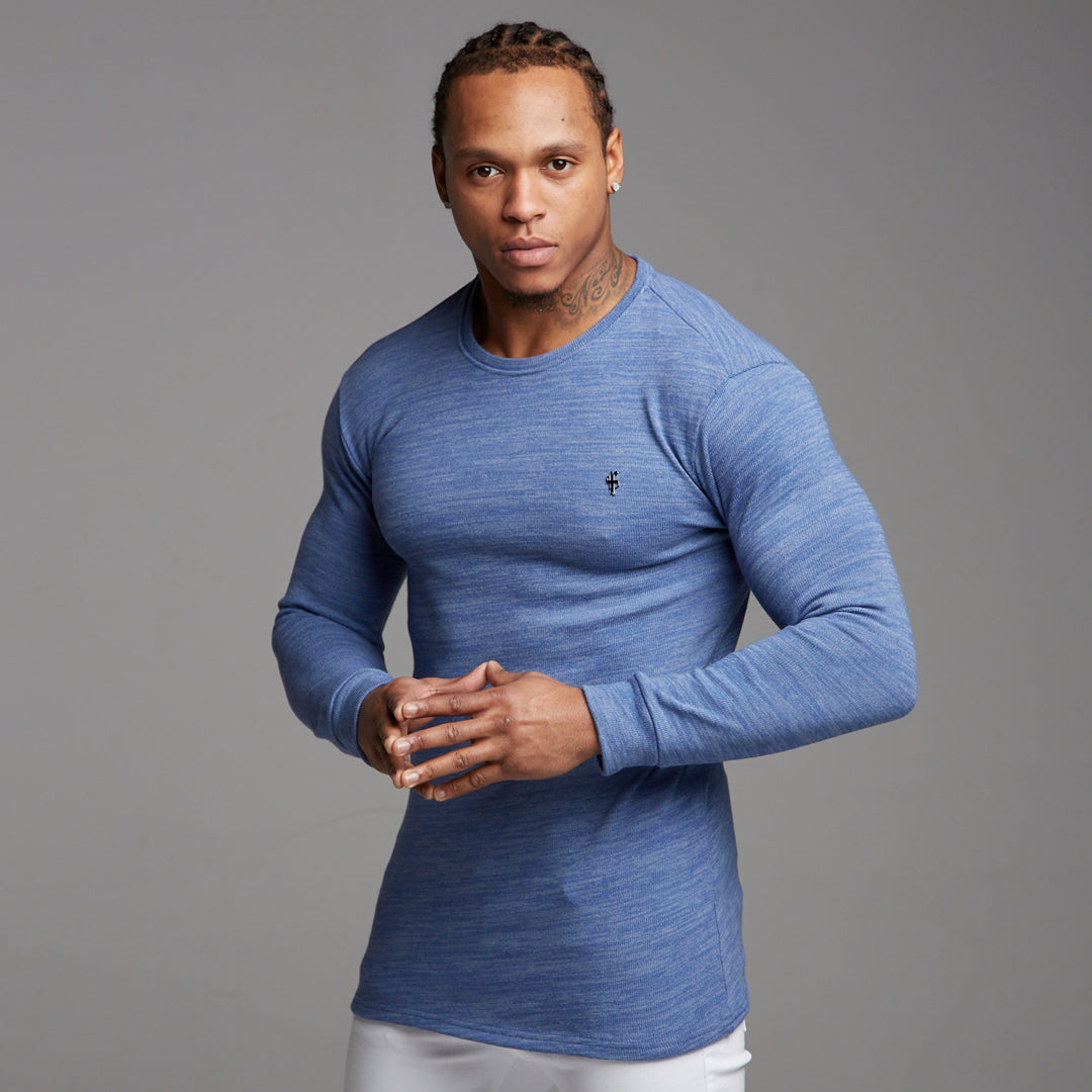 Classic Blue Super Slim Jumper - FSH222