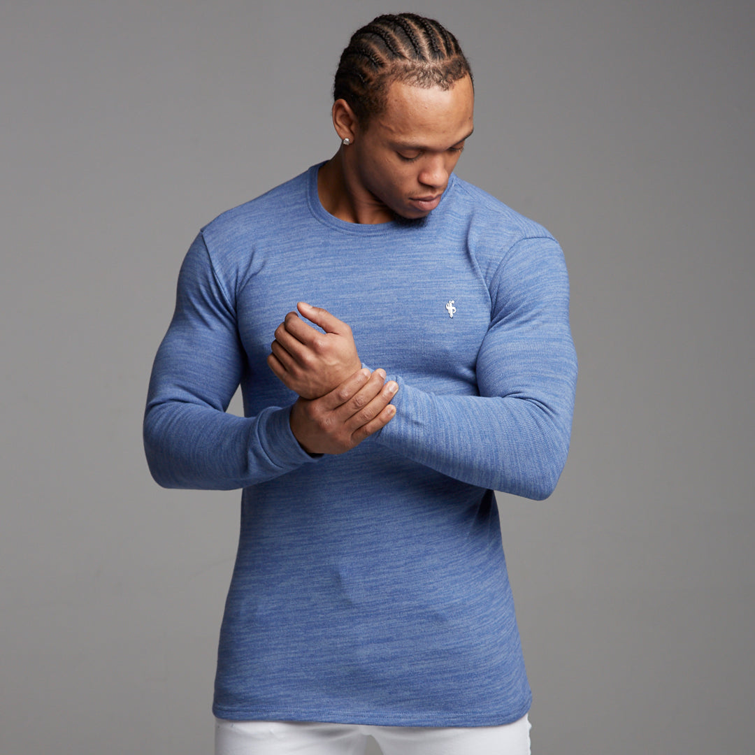 Classic Blue Super Slim Jumper - FSH222