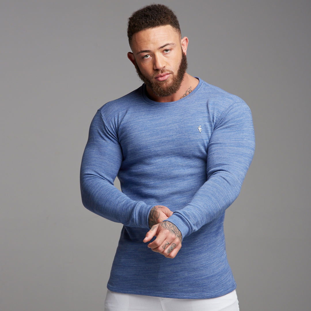 Classic Blue Super Slim Jumper - FSH222