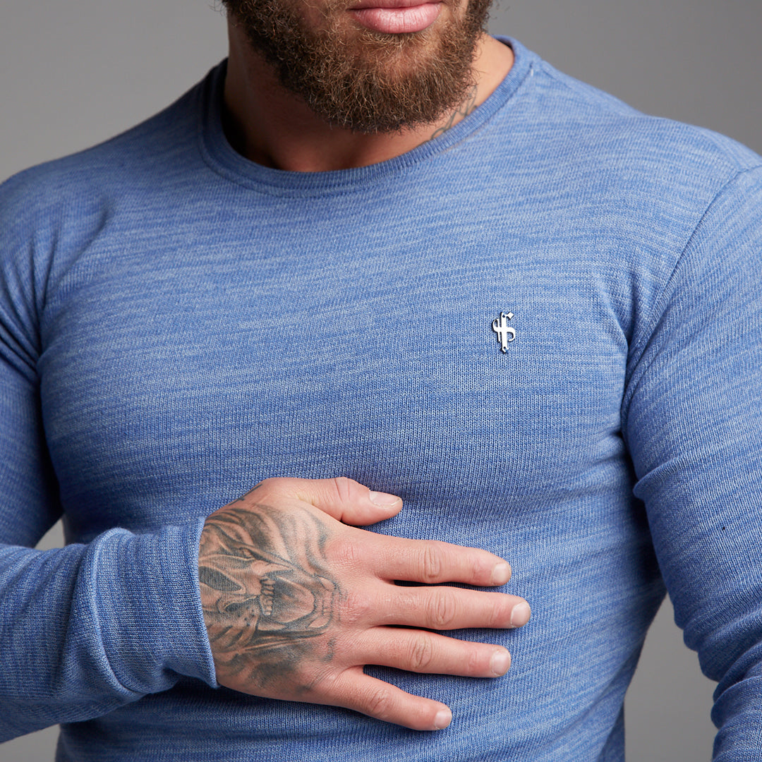 Classic Blue Super Slim Jumper - FSH222