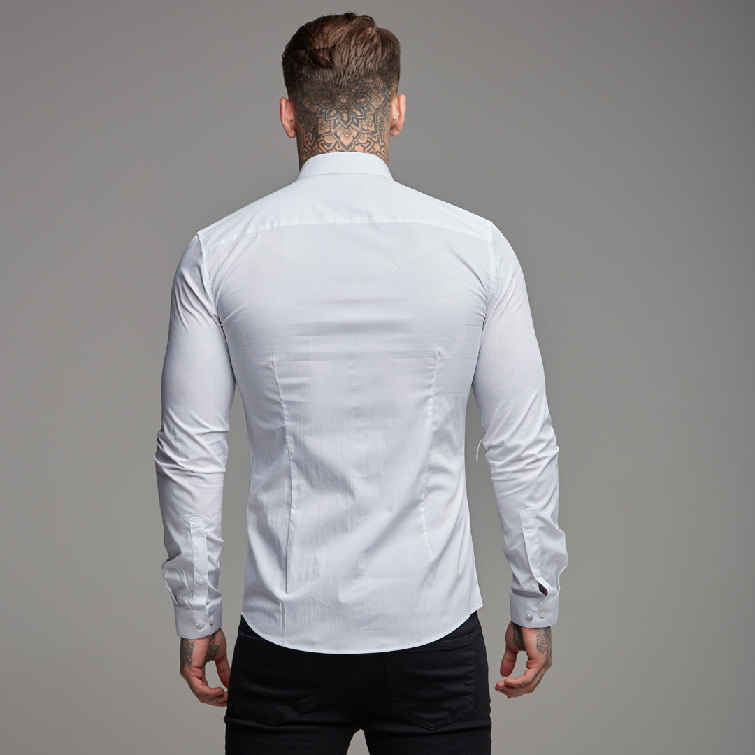 Super Slim Stretch Classic White - FS099