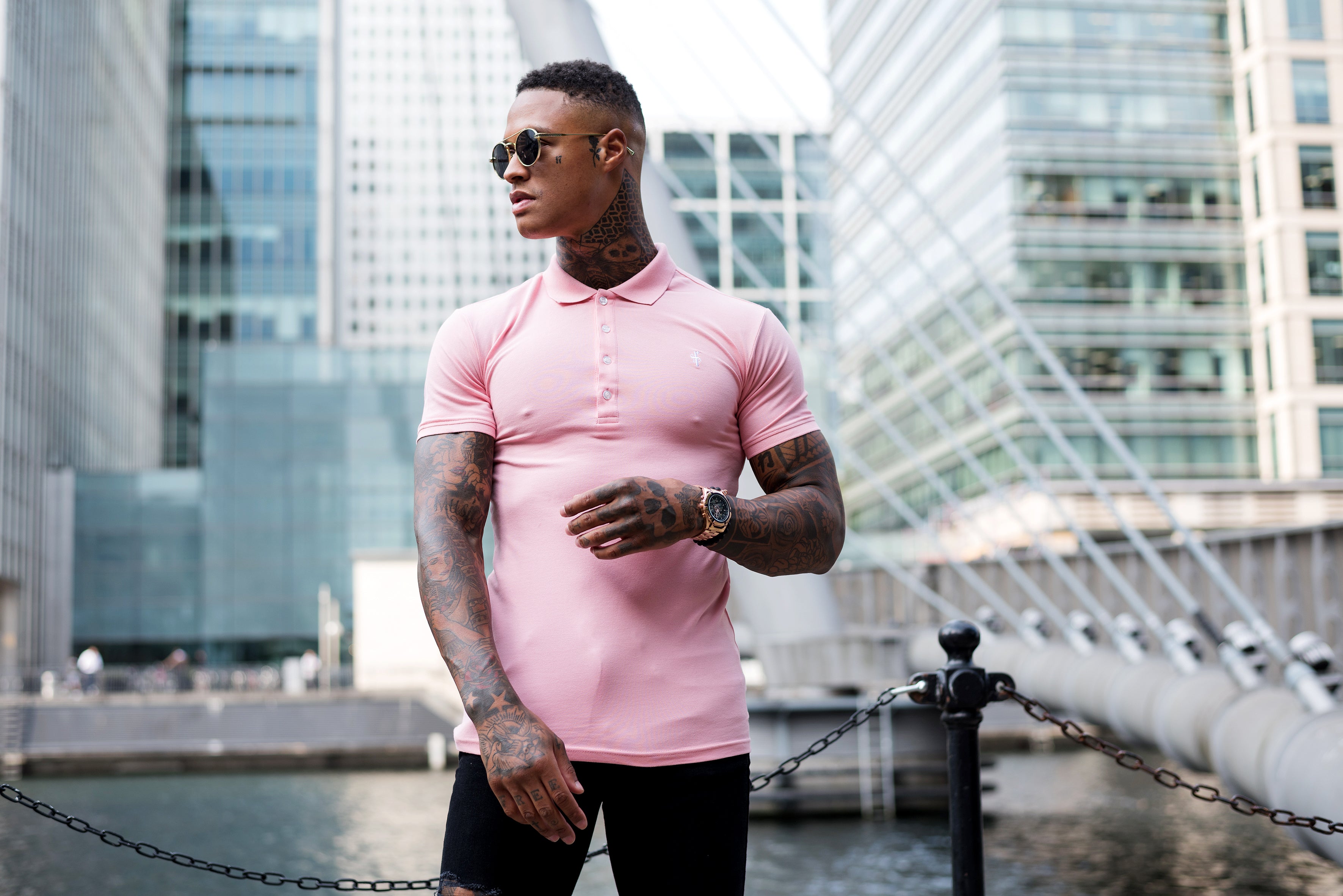 Classic Rose Pink Polo Shirt - FSH246
