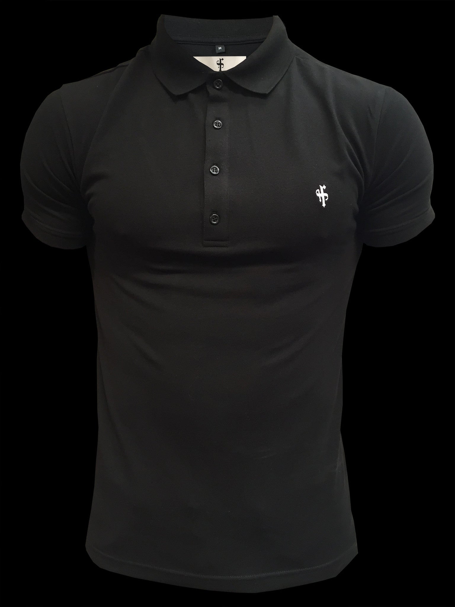 Classic Black Polo Shirt - FSH041
