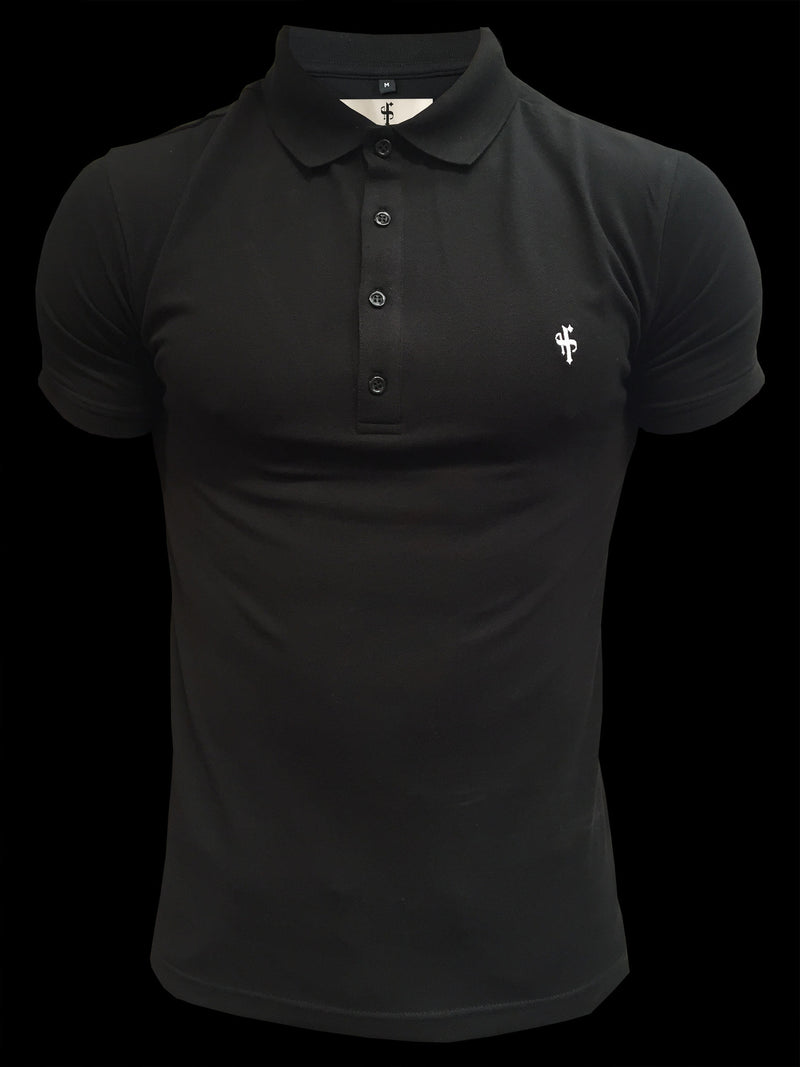 Father Sons Classic Black Polo Shirt - FSH041