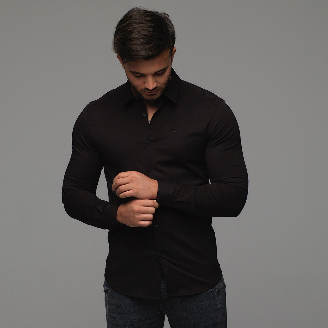 Super Slim Luxe Ultra Stretch Classic Black - FS214