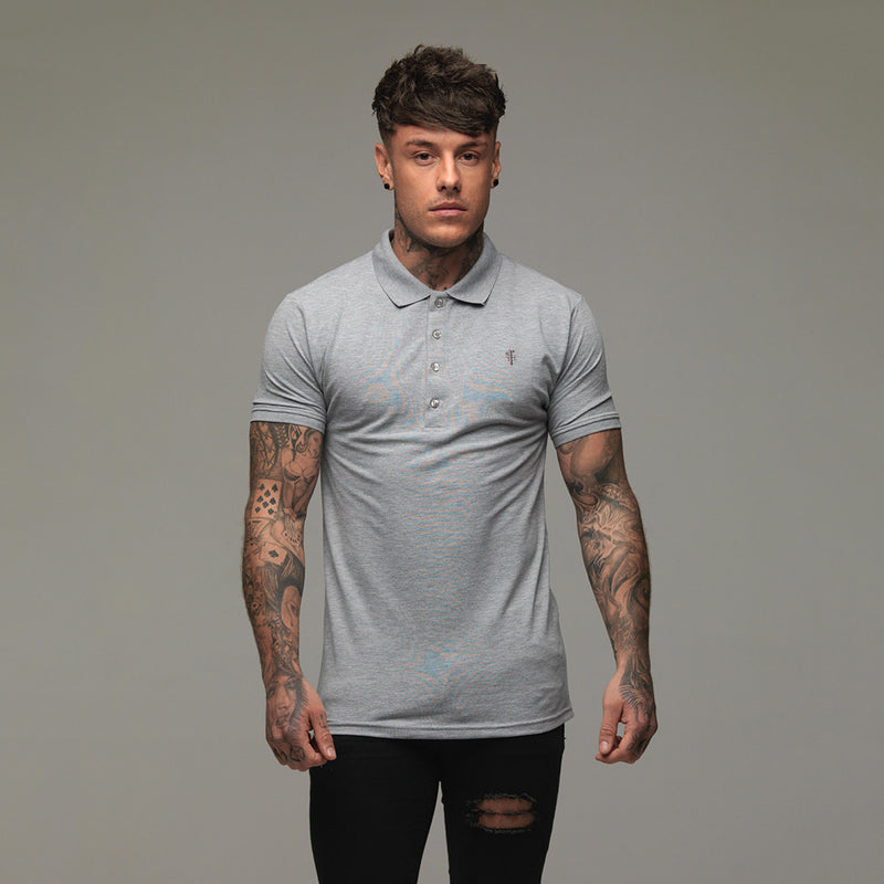Father Sons Classic Grey Polo Shirt - FSH048