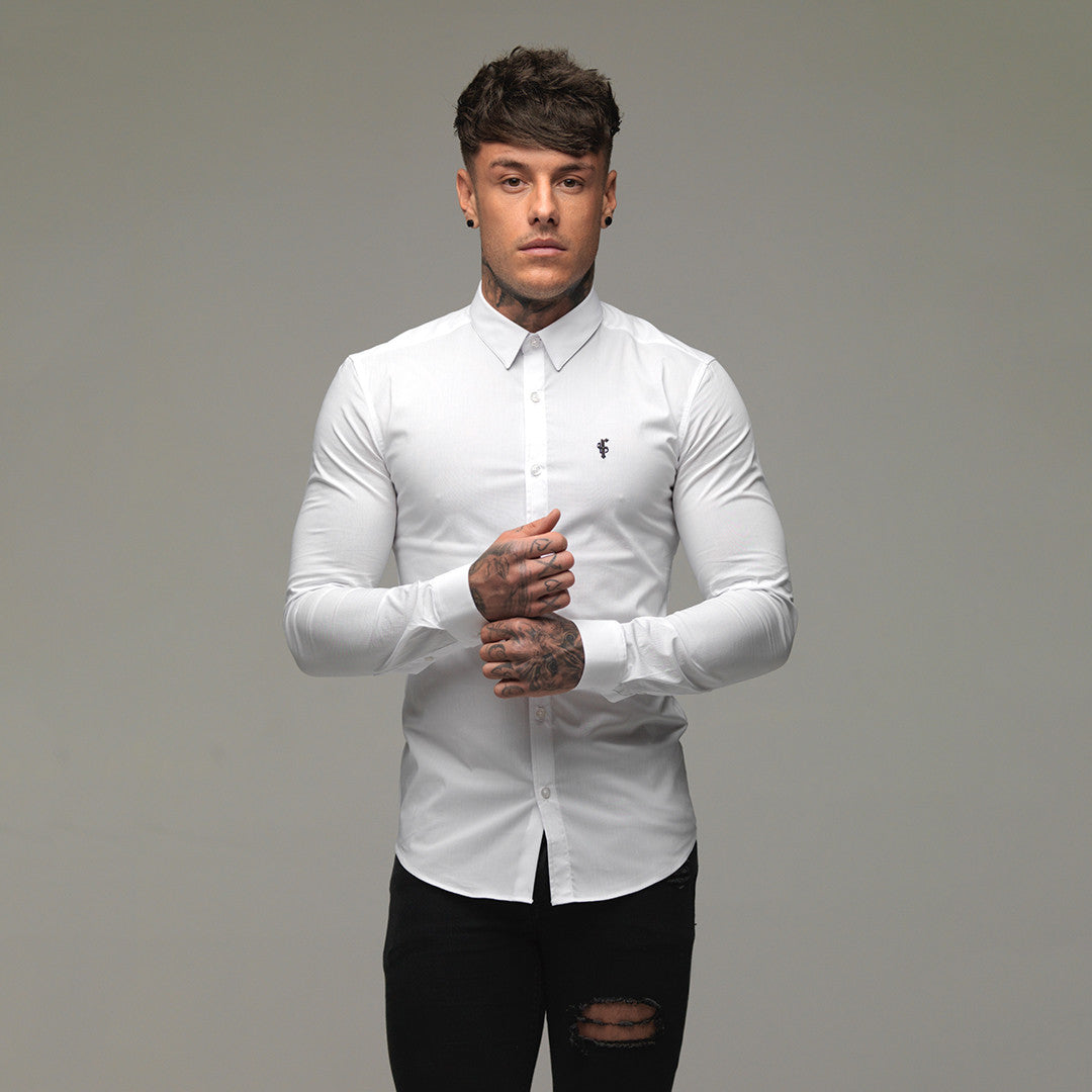 Super Slim Stretch Classic White - FS099
