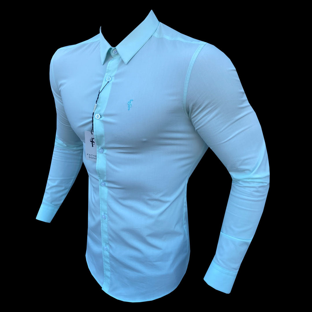 Super Slim Stretch Classic Mint Long Sleeve - FS869
