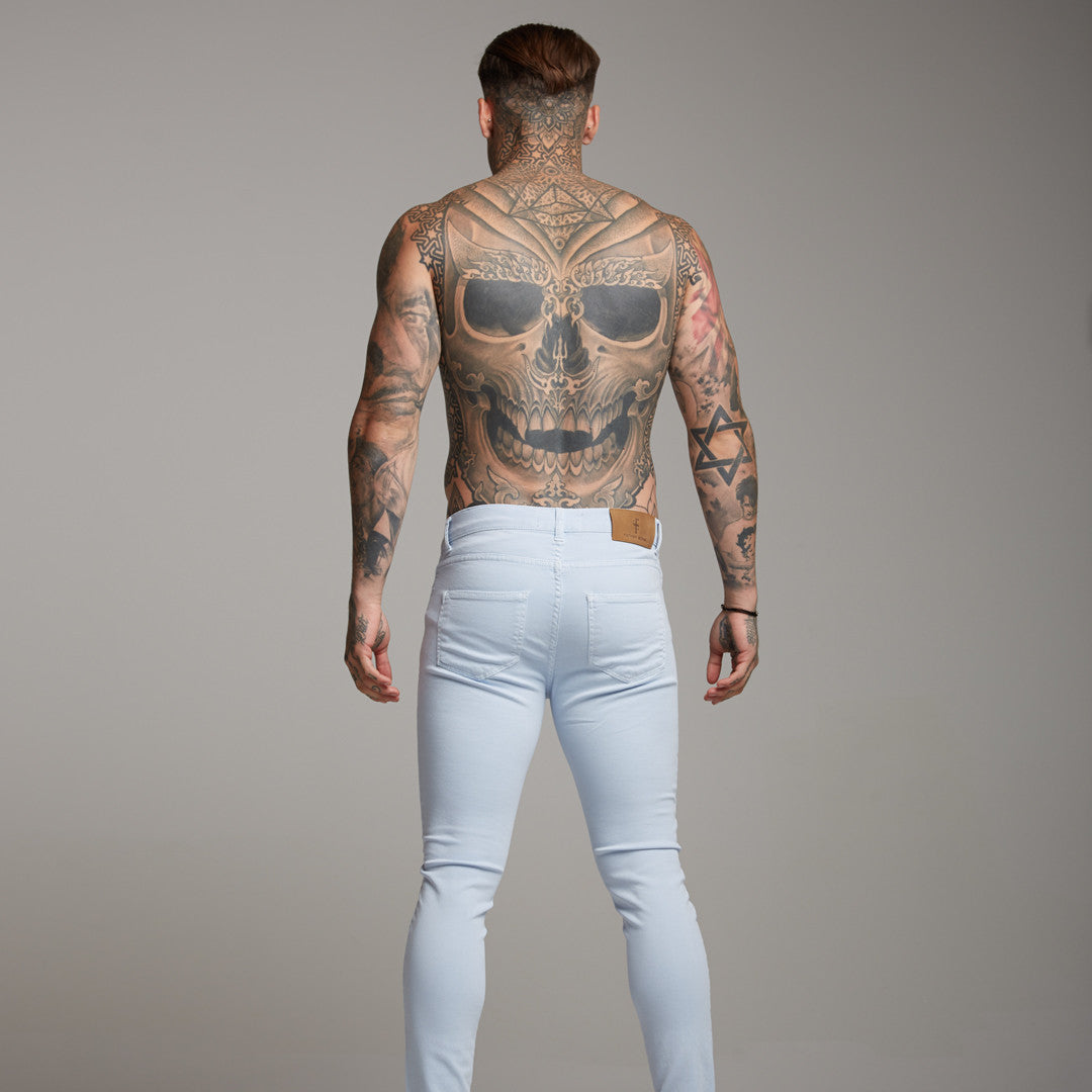 Slim Pale Blue Jeans - FSH135 (LAST CHANCE)