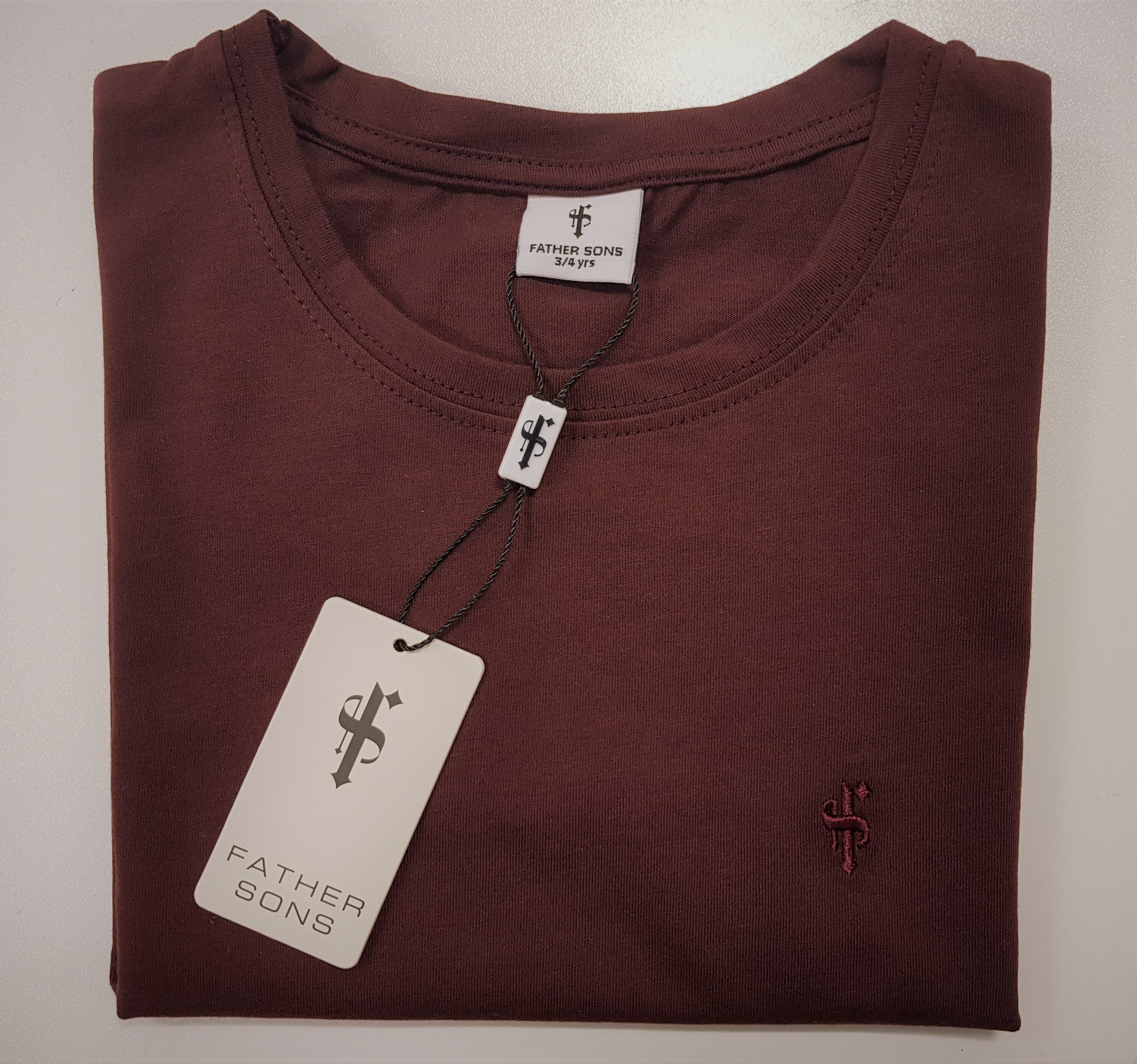 Boys Classic Burgundy Crew - FSB024 (LAST CHANCE)