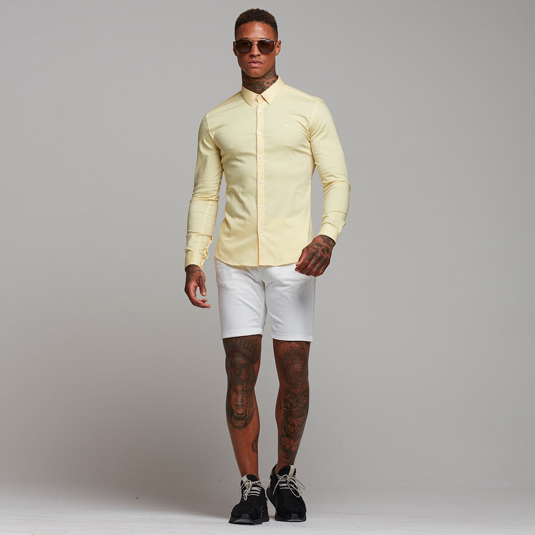 Super Slim Ultra Stretch Yellow Long Sleeve - FS475